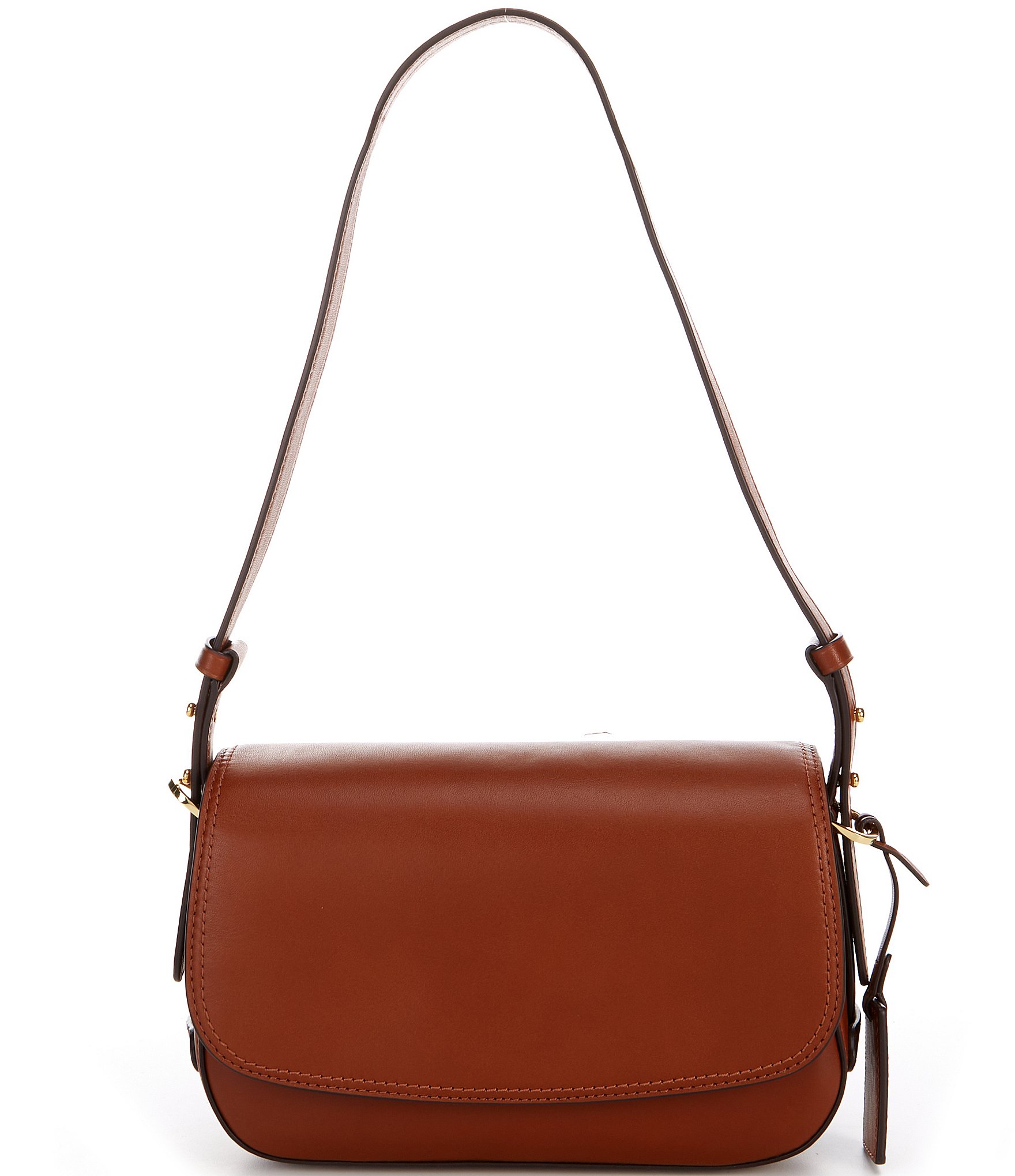 Lauren Ralph Lauren Leather Small Maddy Shoulder Bag | Dillard's