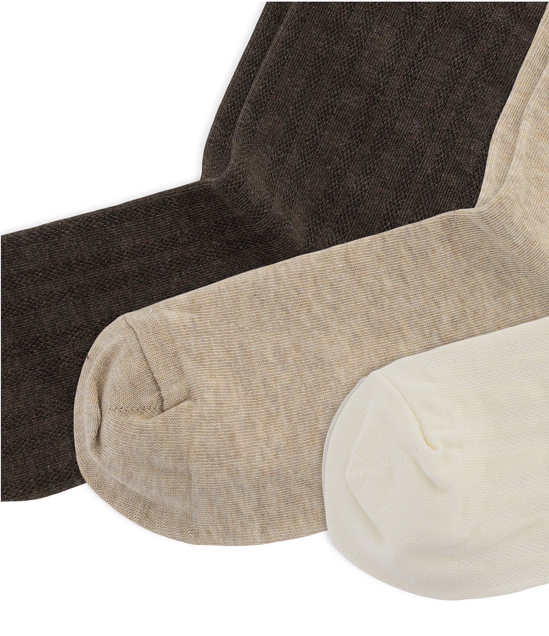 Polo Ralph Lauren Lettuce Edge Ankle Sock, 3 Pack