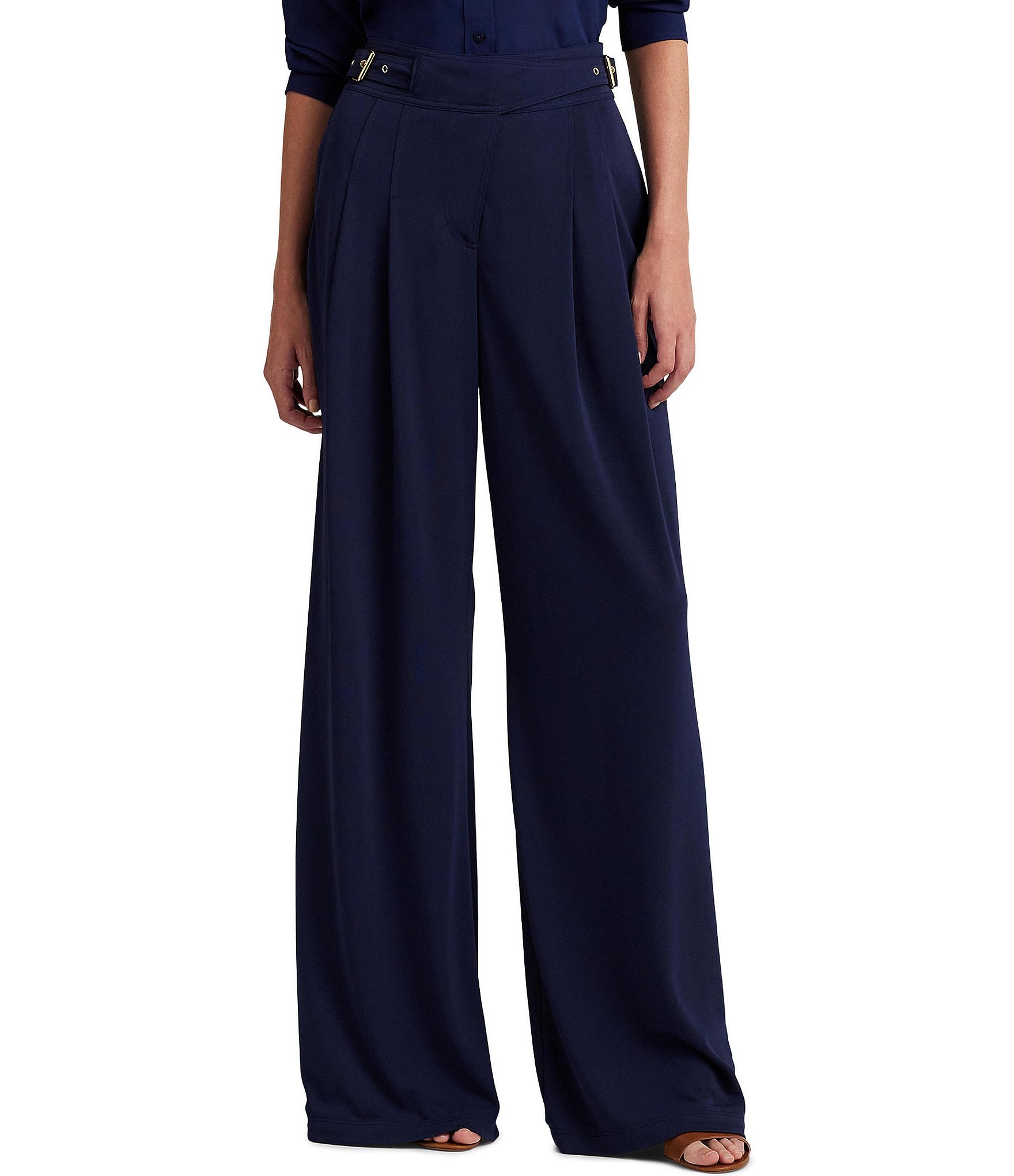 The printed pants navy blue Ralph Lauren of Guy2Bezbar in her