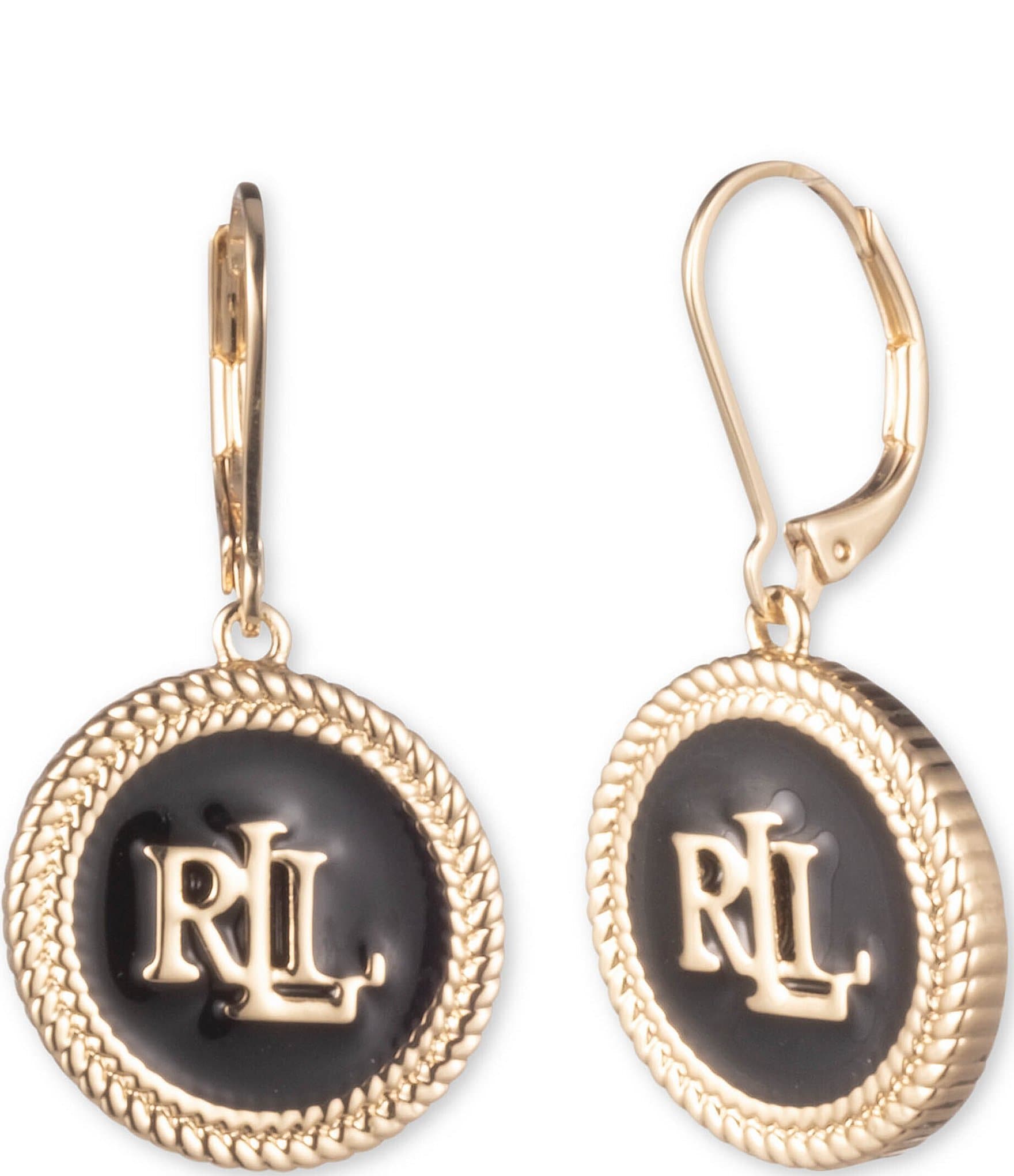 Lauren Ralph Lauren LRL Enamel Drop Earrings | Dillard's