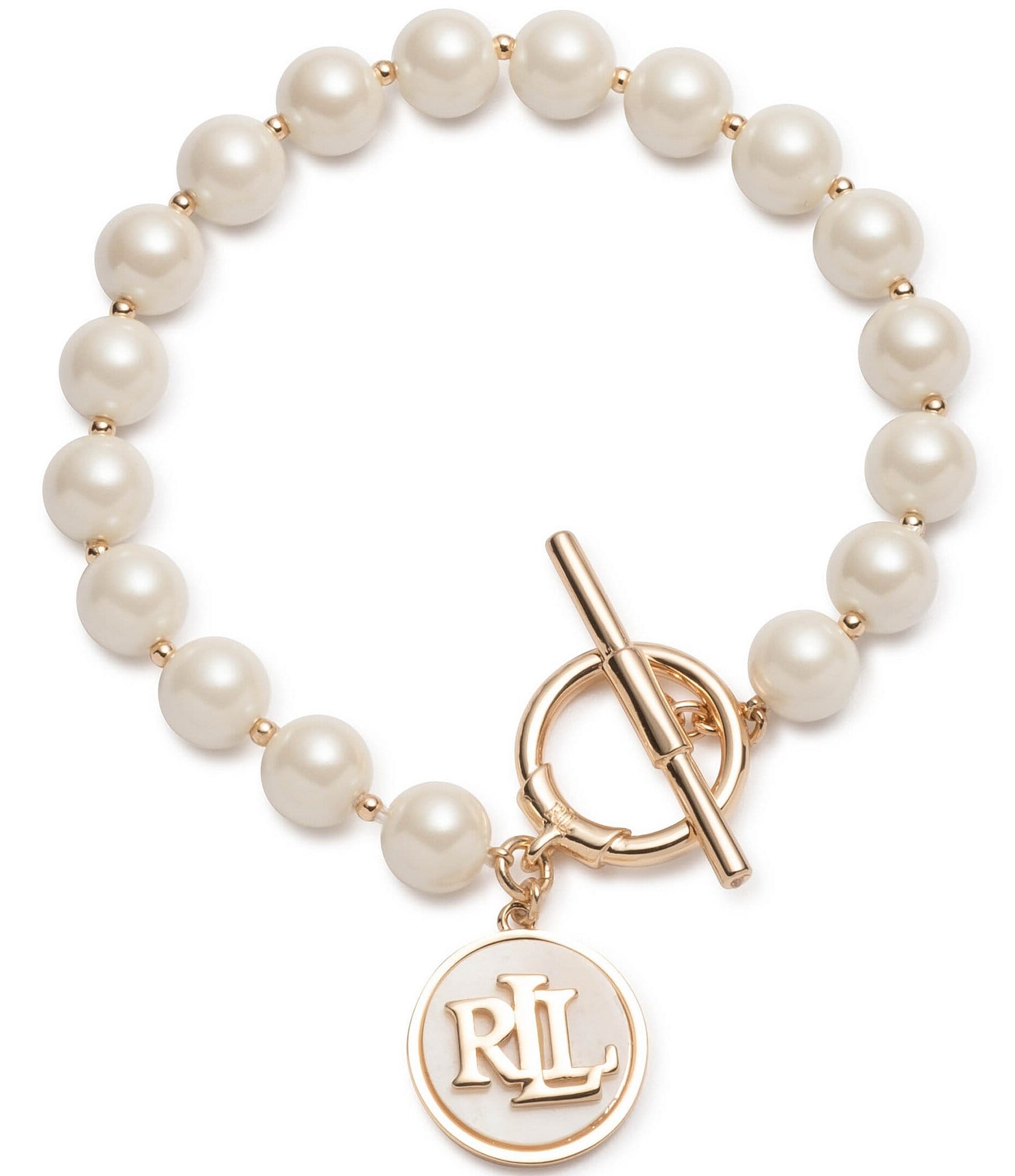 Lauren Ralph Lauren LRL Pearl Flex Line Bracelet Dillard's