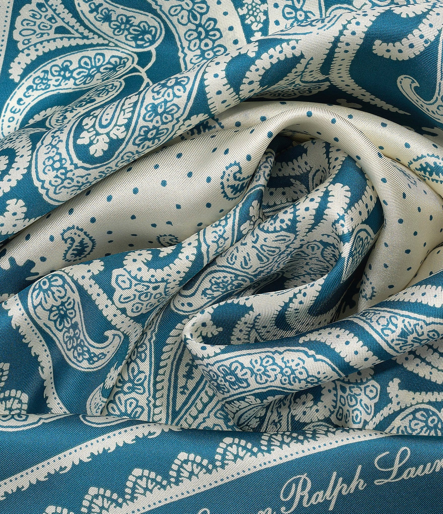 Lauren Ralph Lauren Paisley Bandana Silk Square Scarf