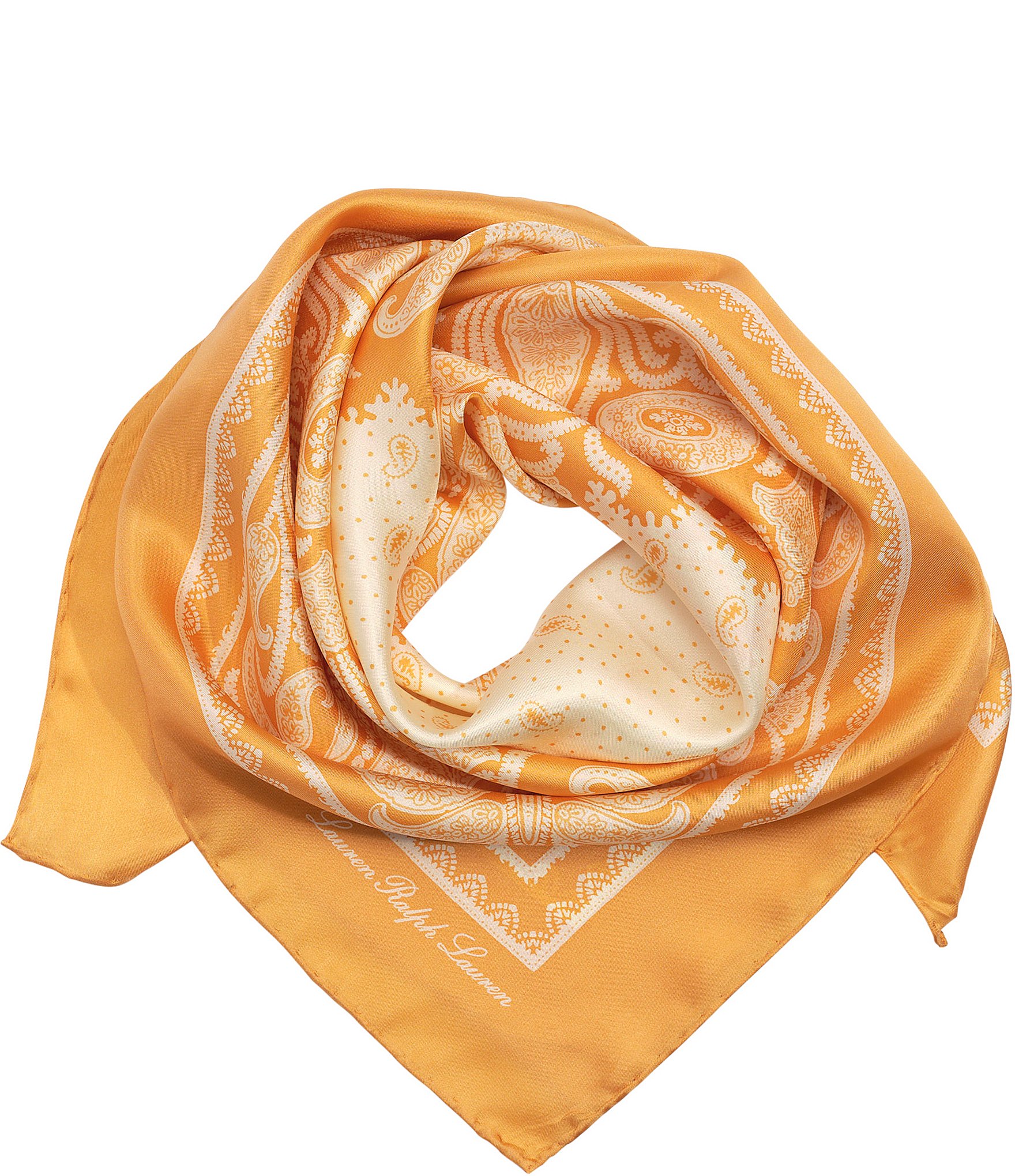 Lauren Ralph Lauren Paisley Bandana Silk Square Scarf