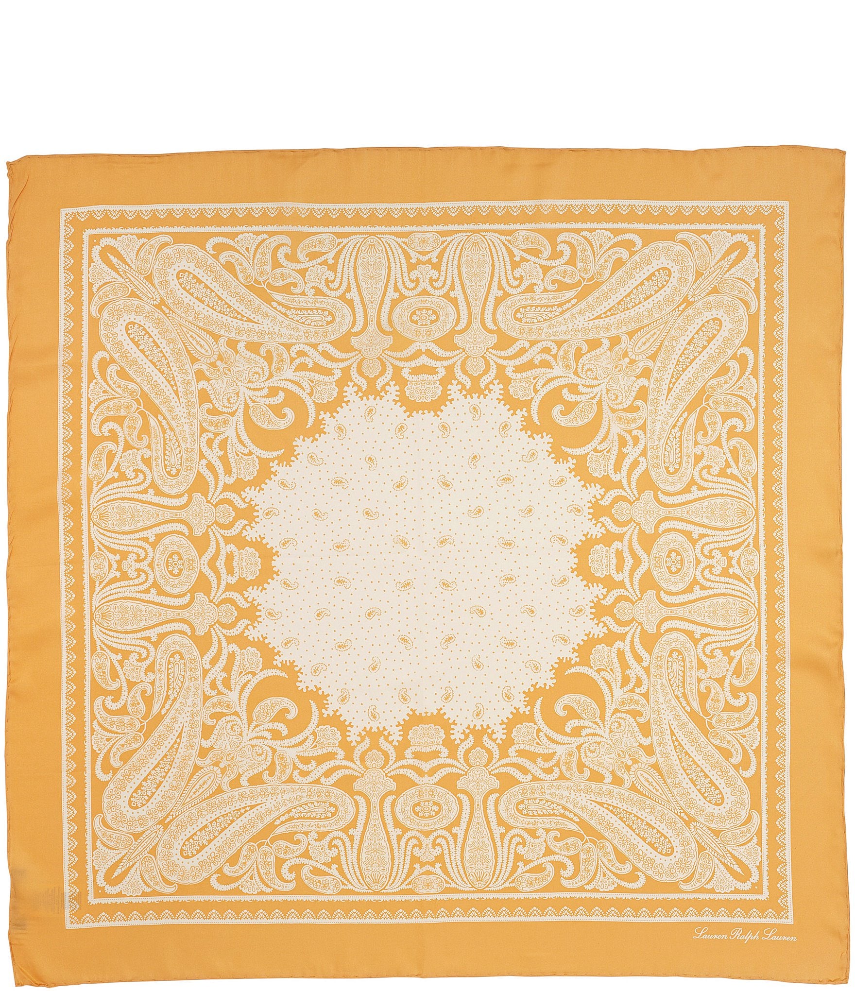 Lauren Ralph Lauren Paisley Bandana Silk Square Scarf