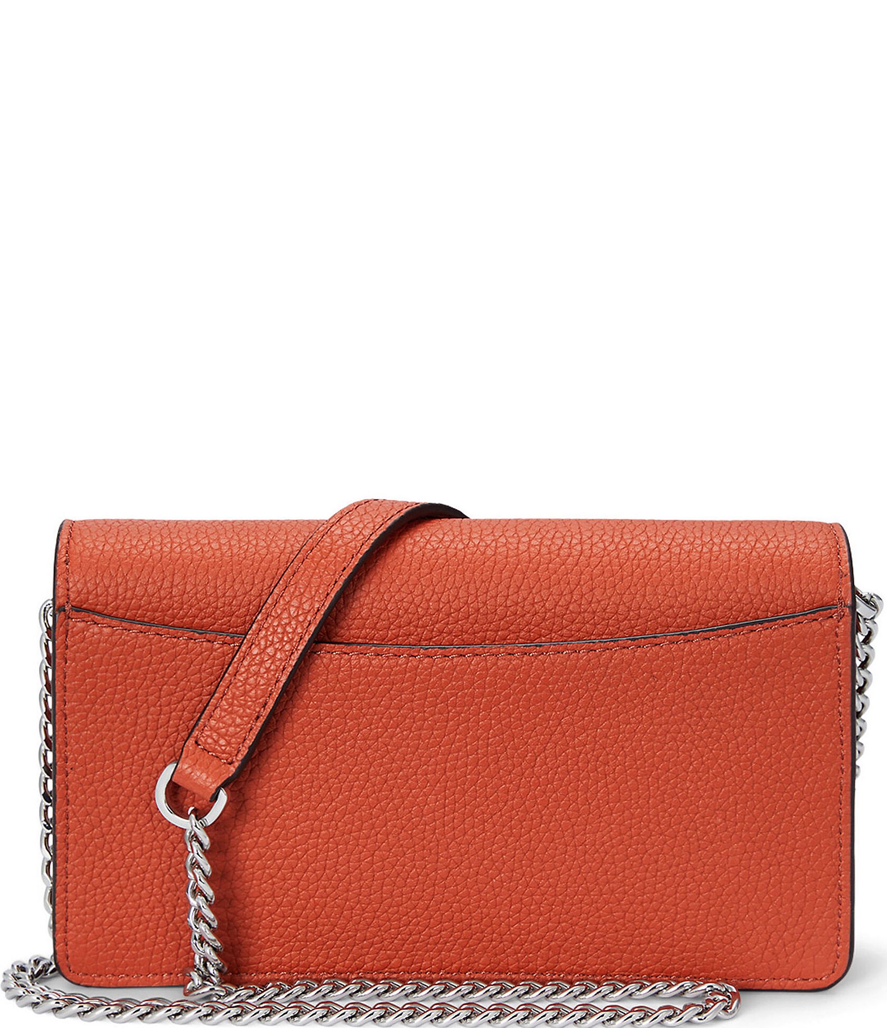 Lauren Ralph Lauren Pebbled Turn-Lock Tech Case Crossbody Bag