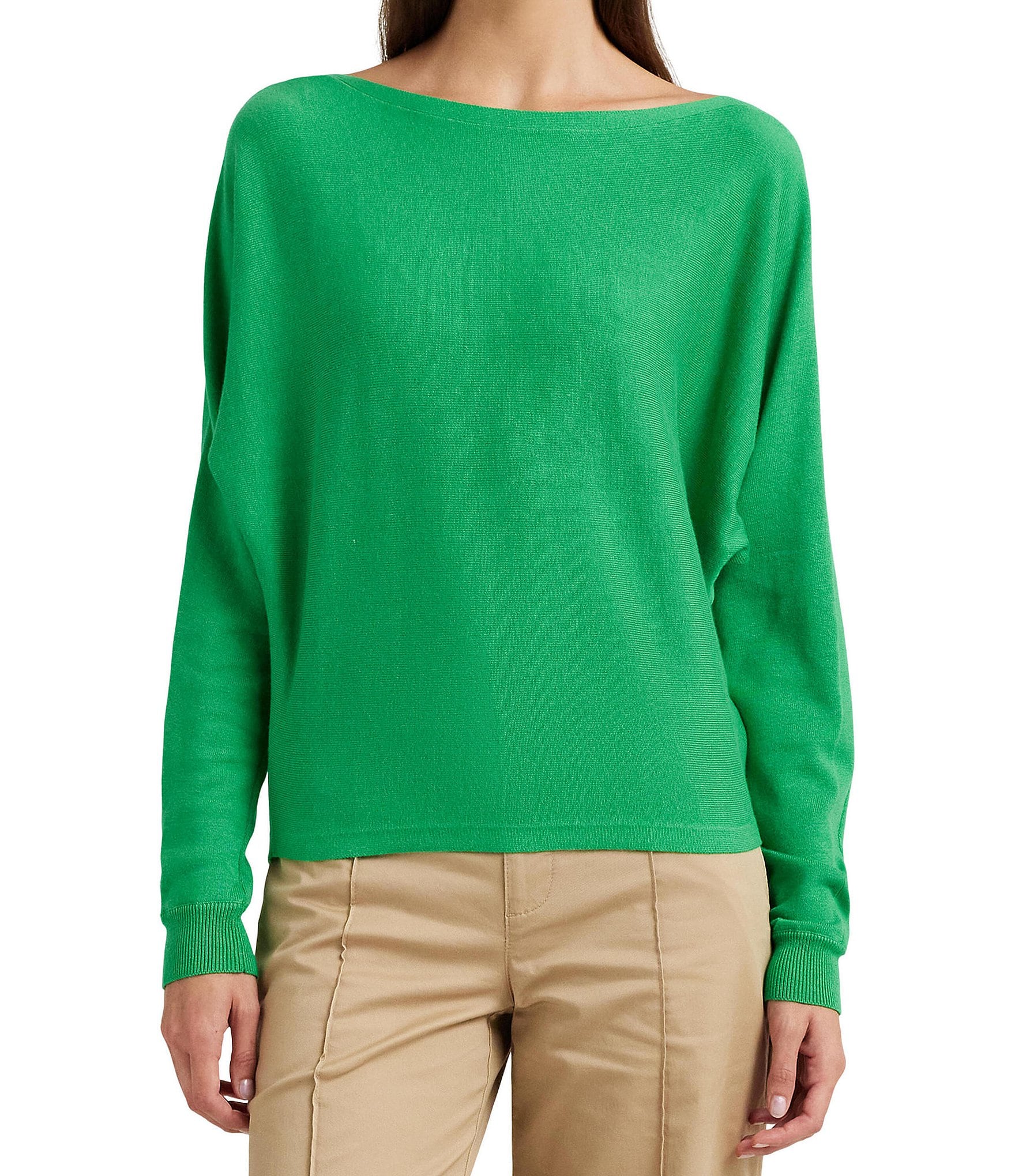 Petite shop green sweater