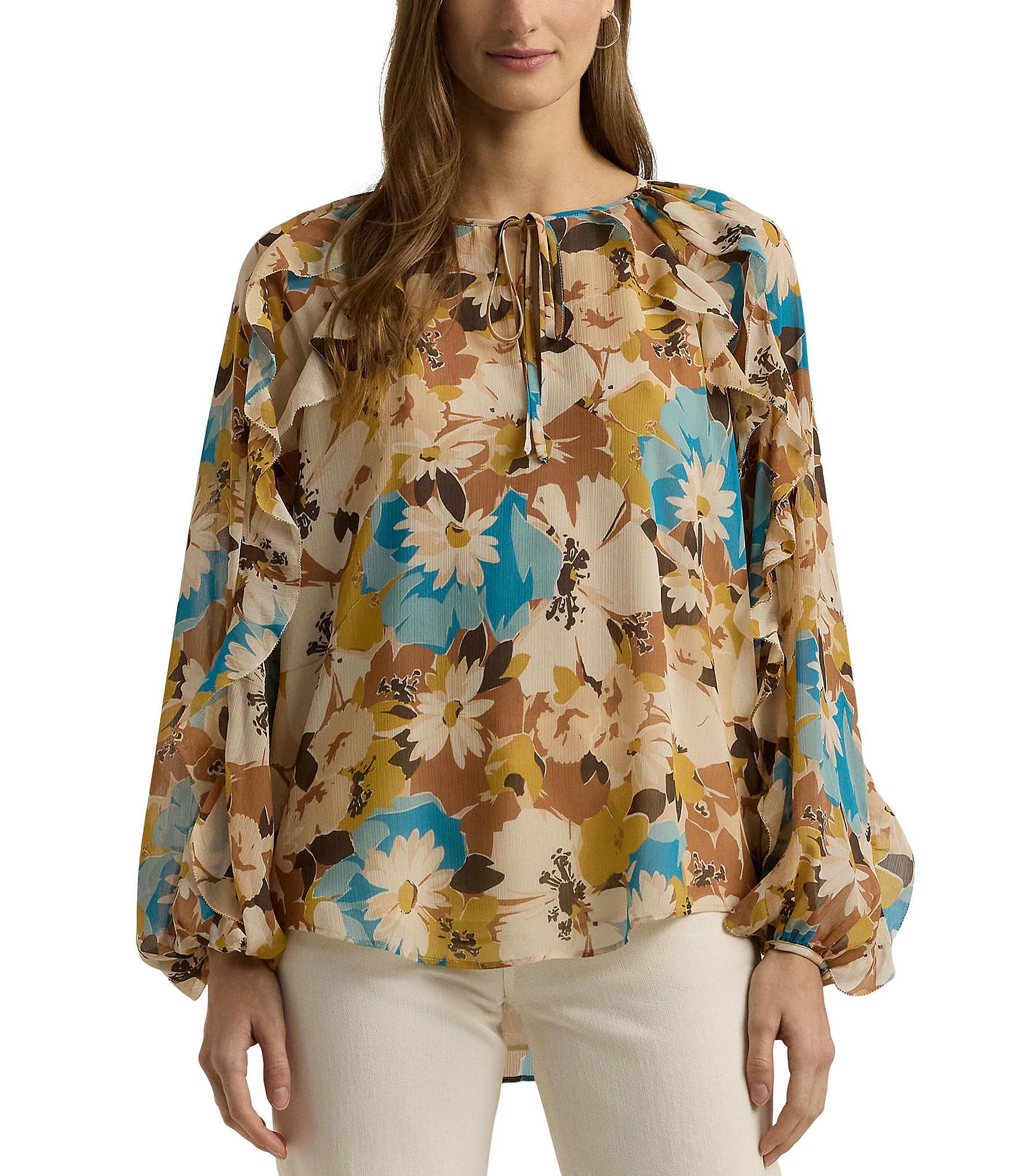 LAULEN（ローレン）の「Back tie blouse（シャツ/ブラウス