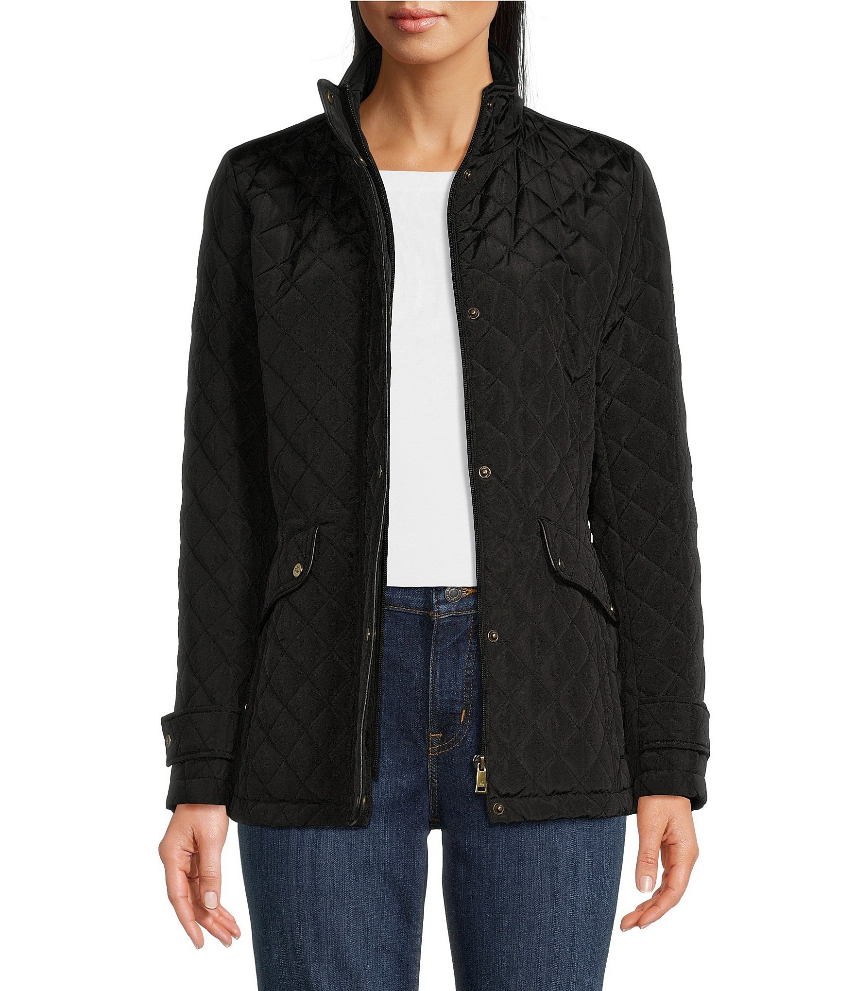 Lauren Ralph Lauren Petite Size Quilted Barn Jacket Dillard s