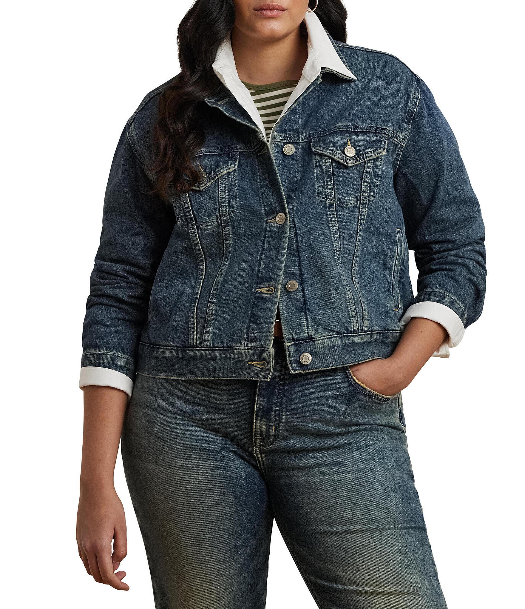 Lauren Ralph Lauren Women's Plus Size Jackets & Blazers