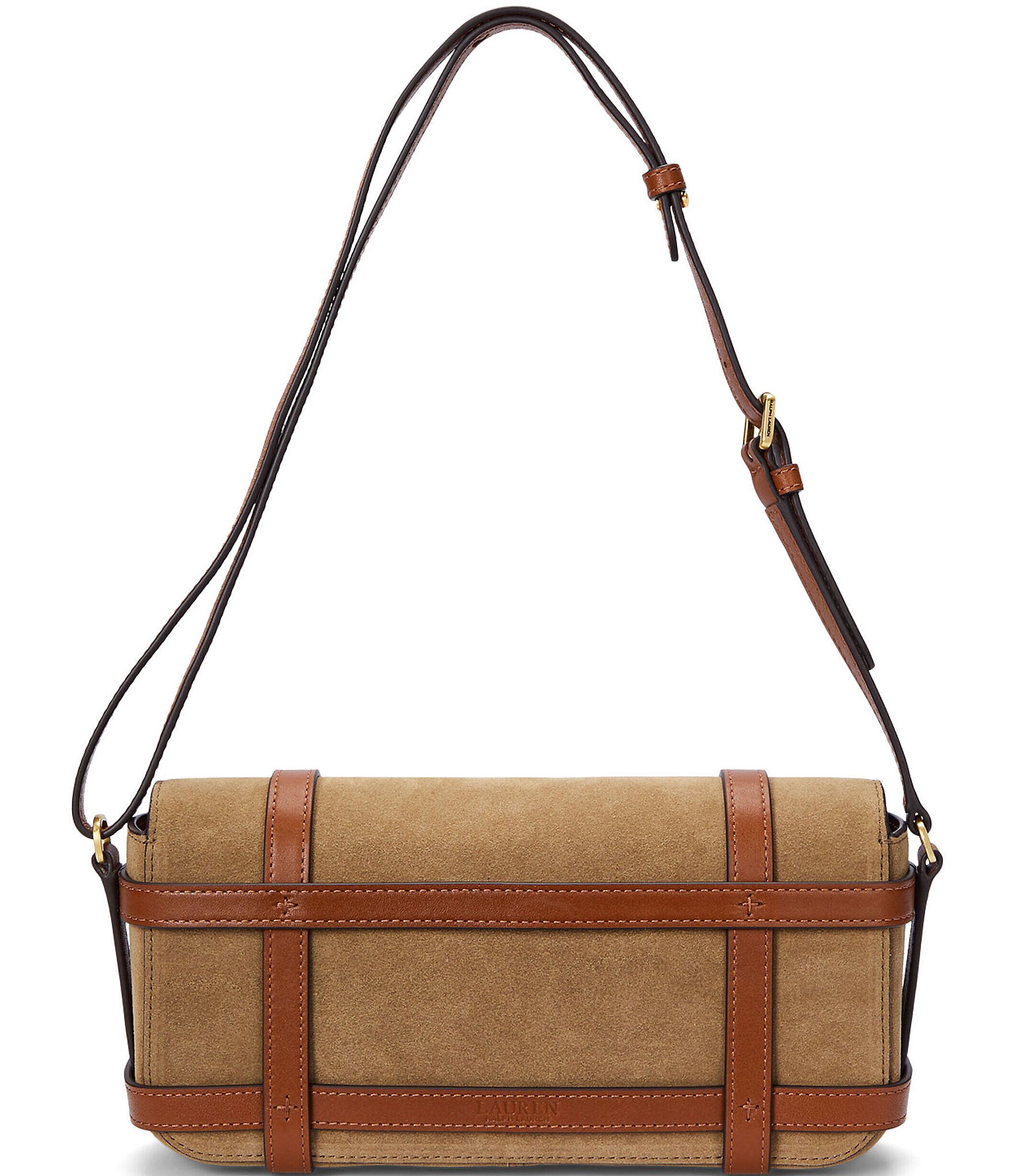 Lauren Ralph Lauren Sawyer Suede Medium Shoulder Bag Lauren Ralph Lauren Sawyer Suede Medium Shoulder Bag