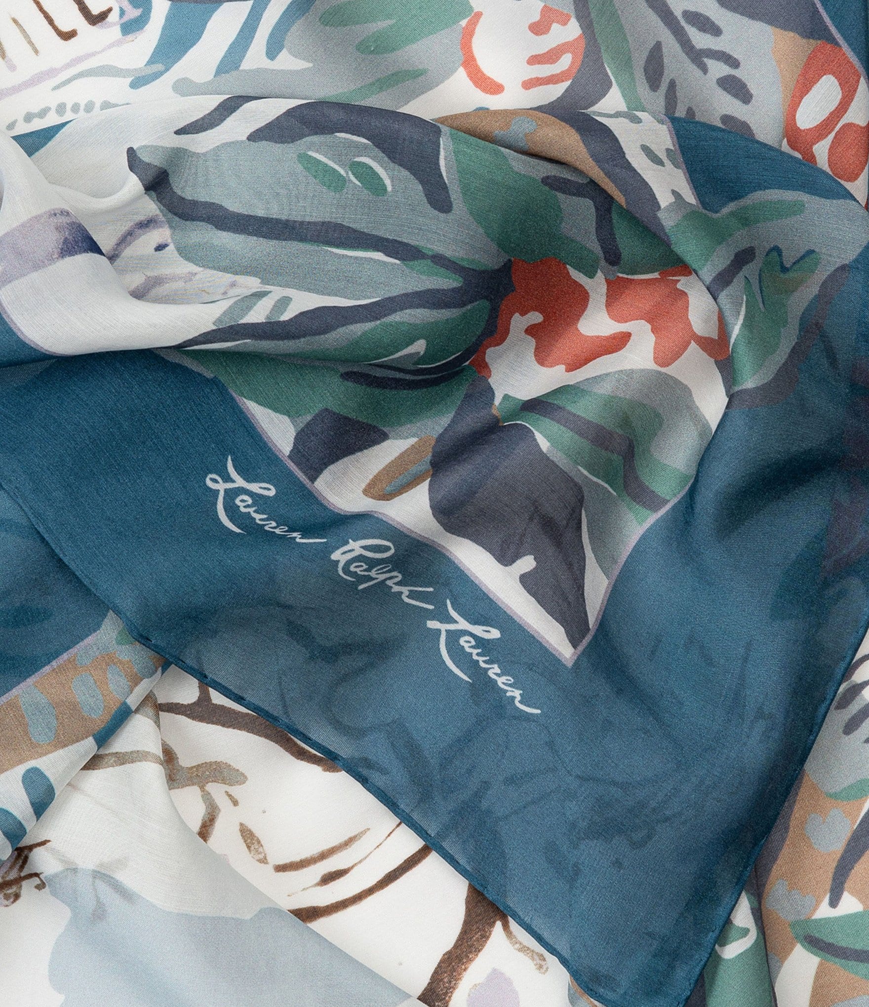 Lauren Ralph Lauren Scenic Conversational Square Scarf