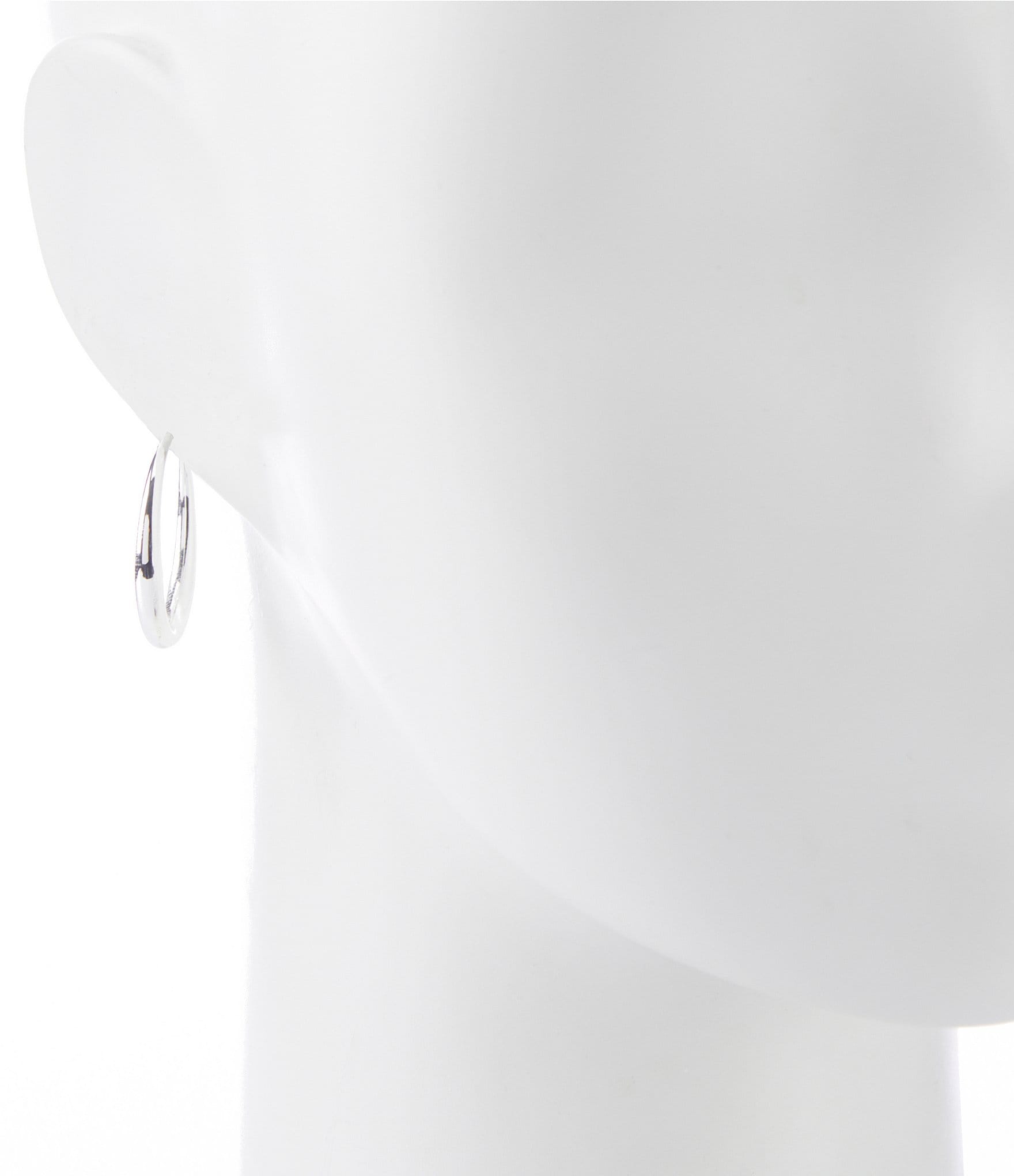 Lauren Ralph Lauren Silver Gradual Hoop Earrings