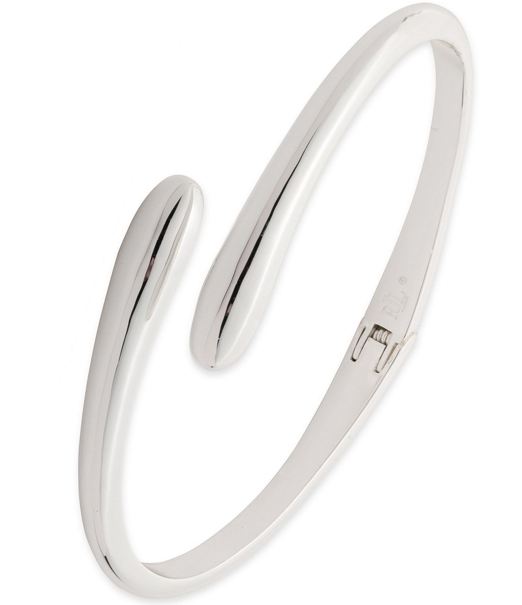 高級素材使用ブランド Lauren Ralph Lauren Silver Bracelet Bangle Sculptural Tone アクセサリー