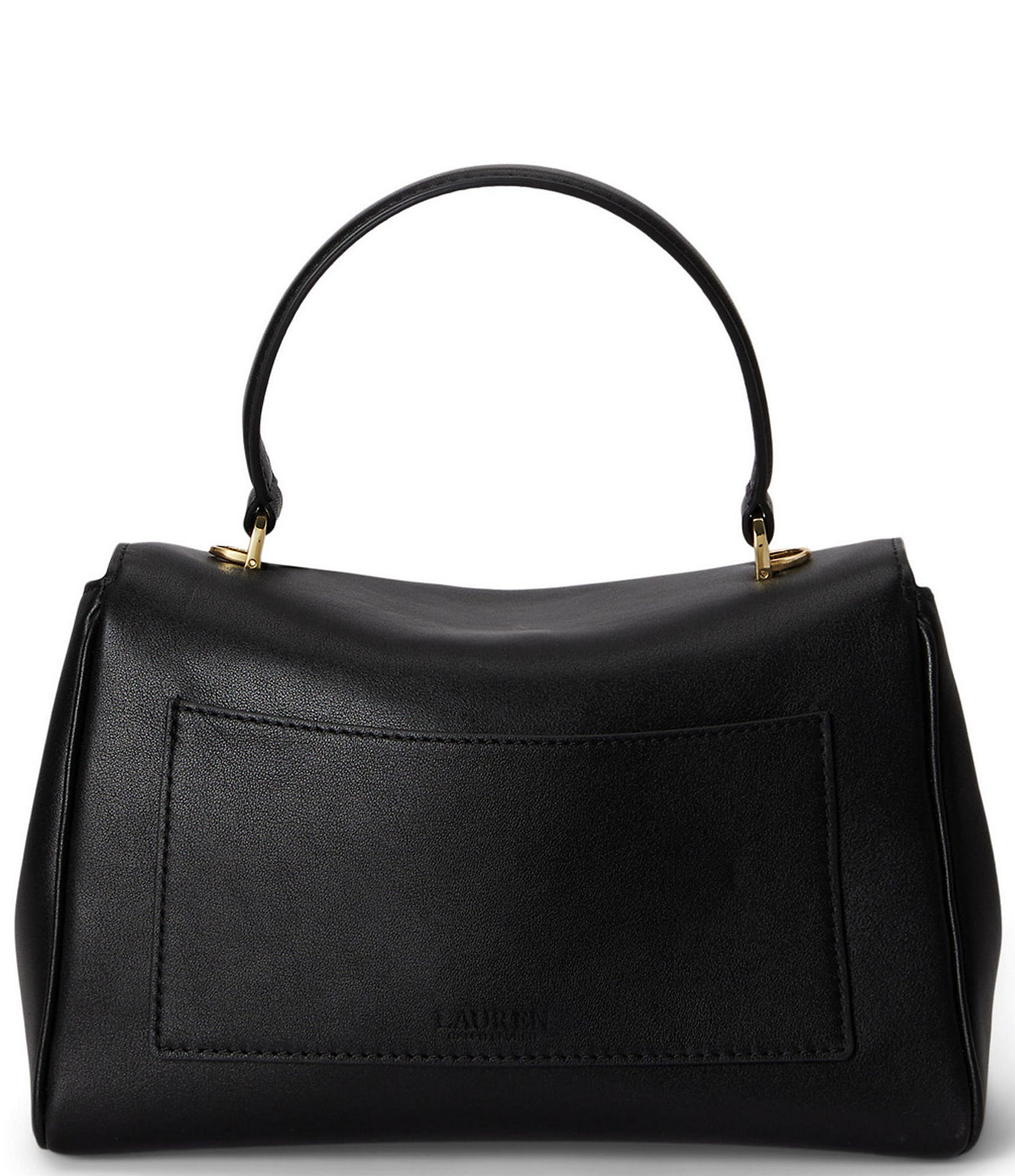 Lauren Ralph Lauren Small Farrah Solid Soft Satchel Bag
