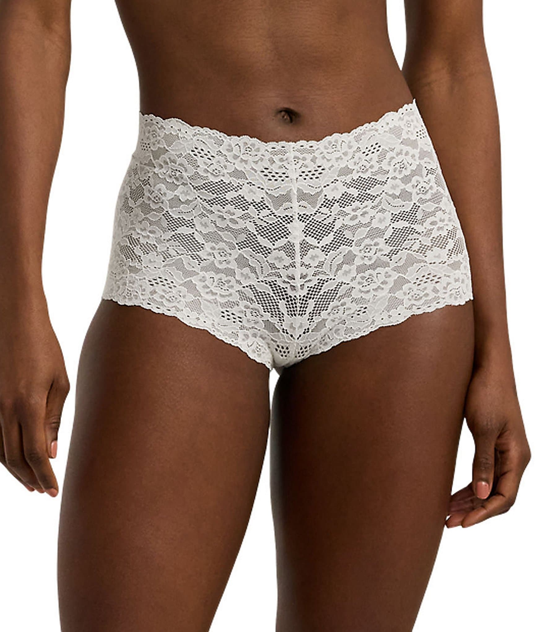 Lauren Ralph Lauren Stretch-Lace High-Rise Boy Short