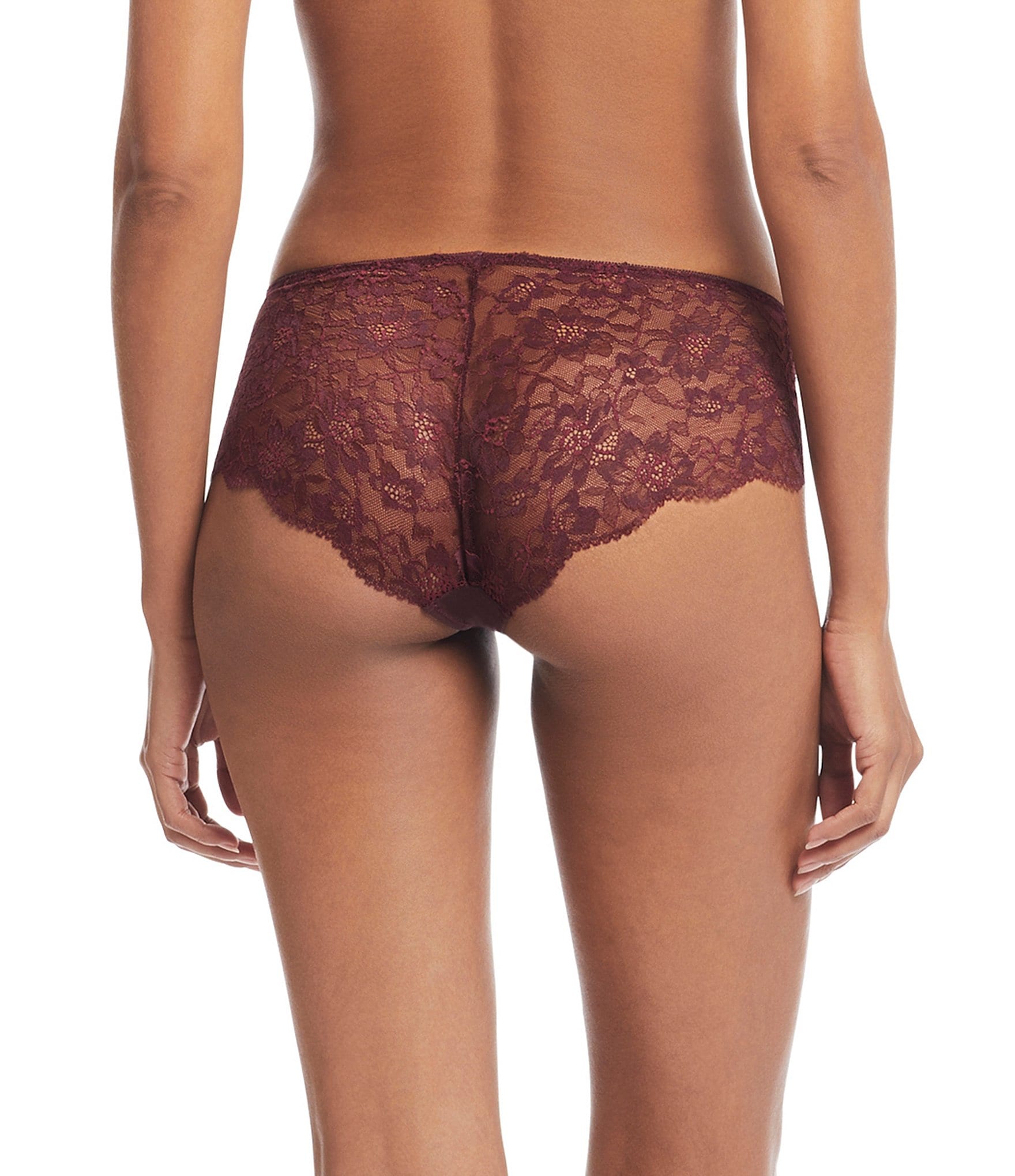 Lauren Ralph Lauren Stretch Lace Moderate Coverage Cheeky Hipster Panty