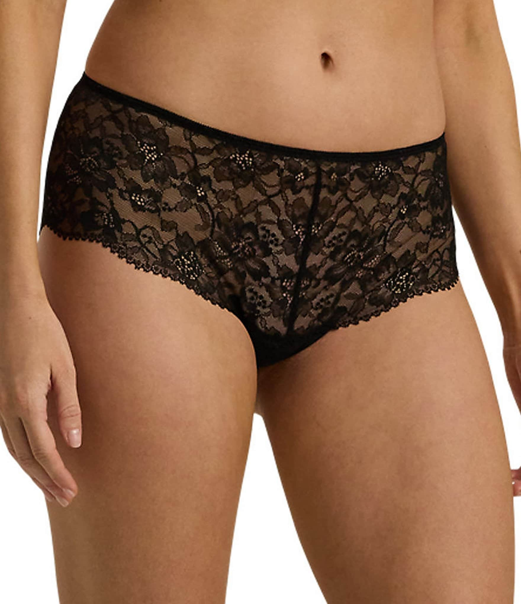 Lauren Ralph Lauren Stretch Lace Moderate Coverage Cheeky Hipster Panty