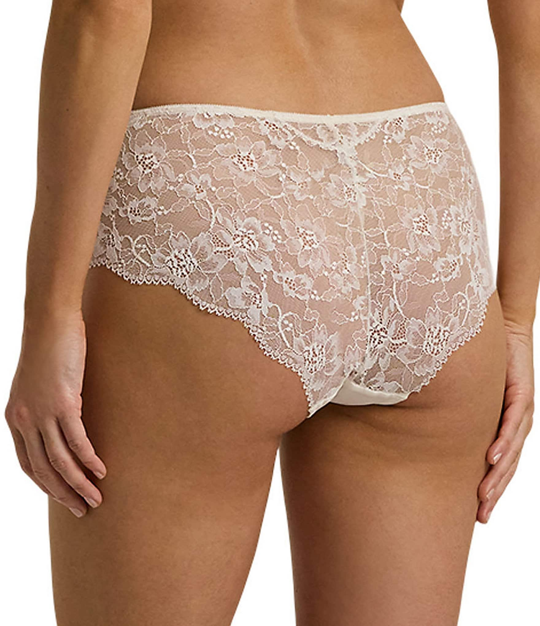 Lauren Ralph Lauren Stretch Lace Moderate Coverage Cheeky Hipster Panty