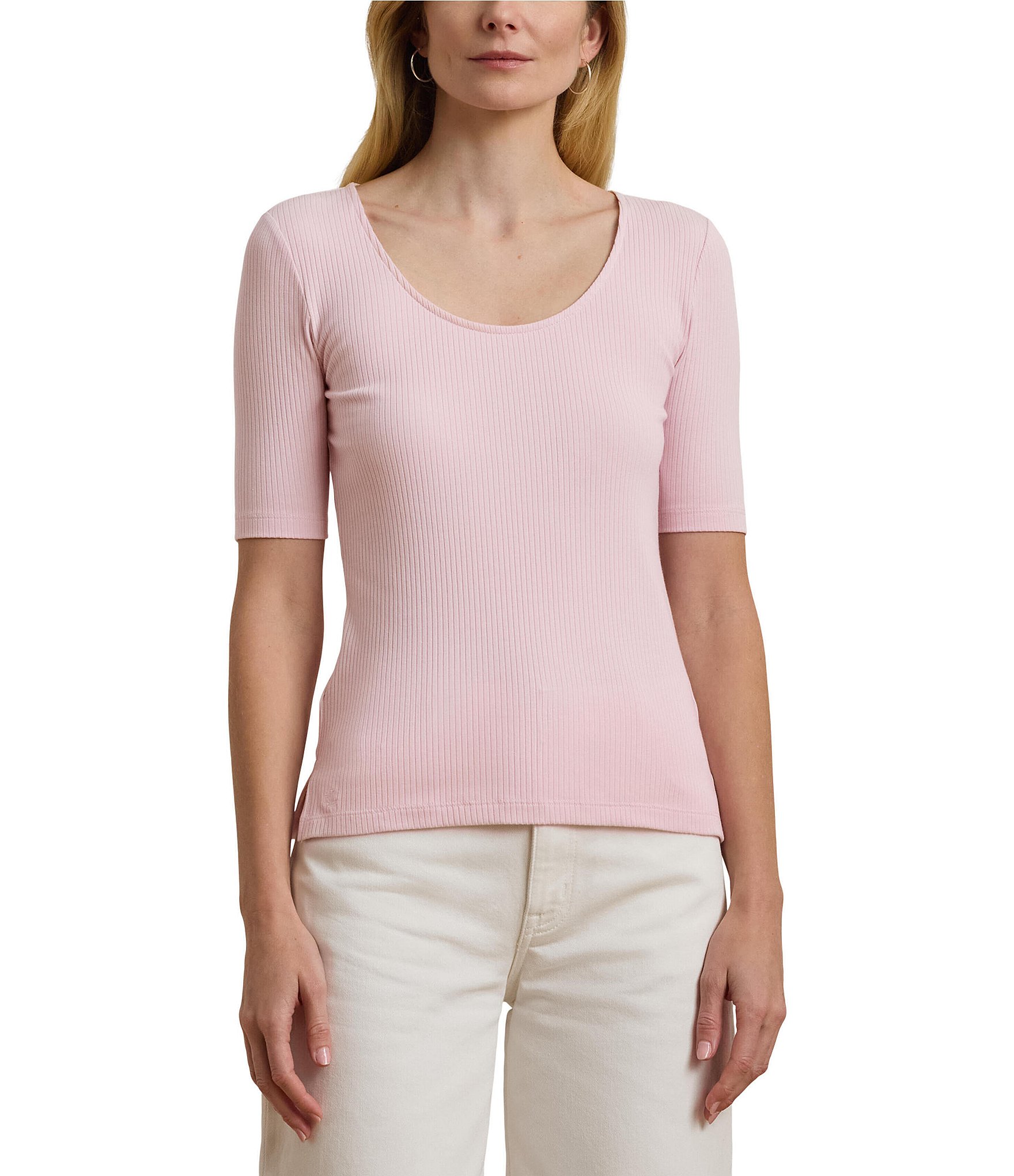 NWT Lauren RALPH LAUREN Stretch Cotton Full Zip Colorblocked