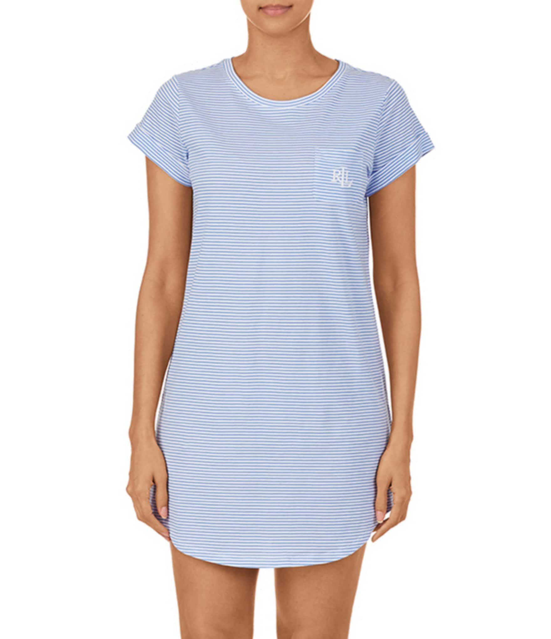Lauren Ralph Women's Short Sleeve Crew Neck Sleep T-shirt