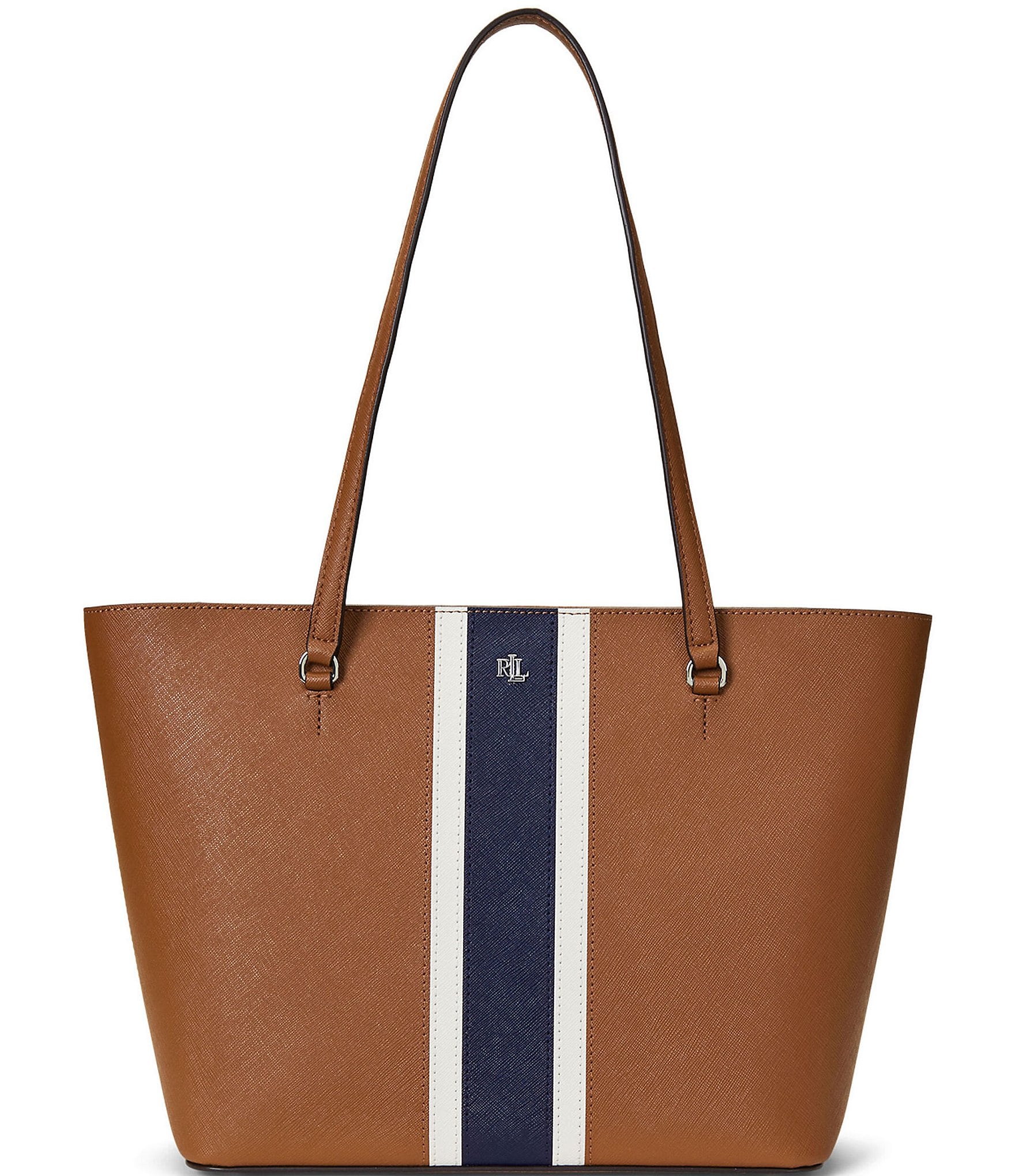 Ralph lauren tan leather bag best sale