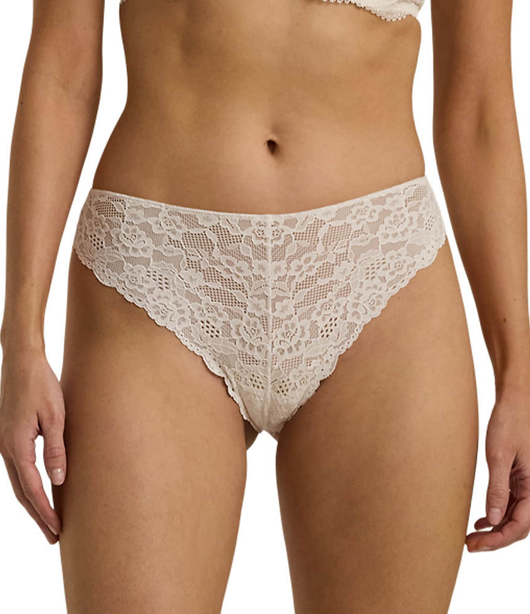 Lauren Ralph Lauren Stretch Lace Tanga Panty