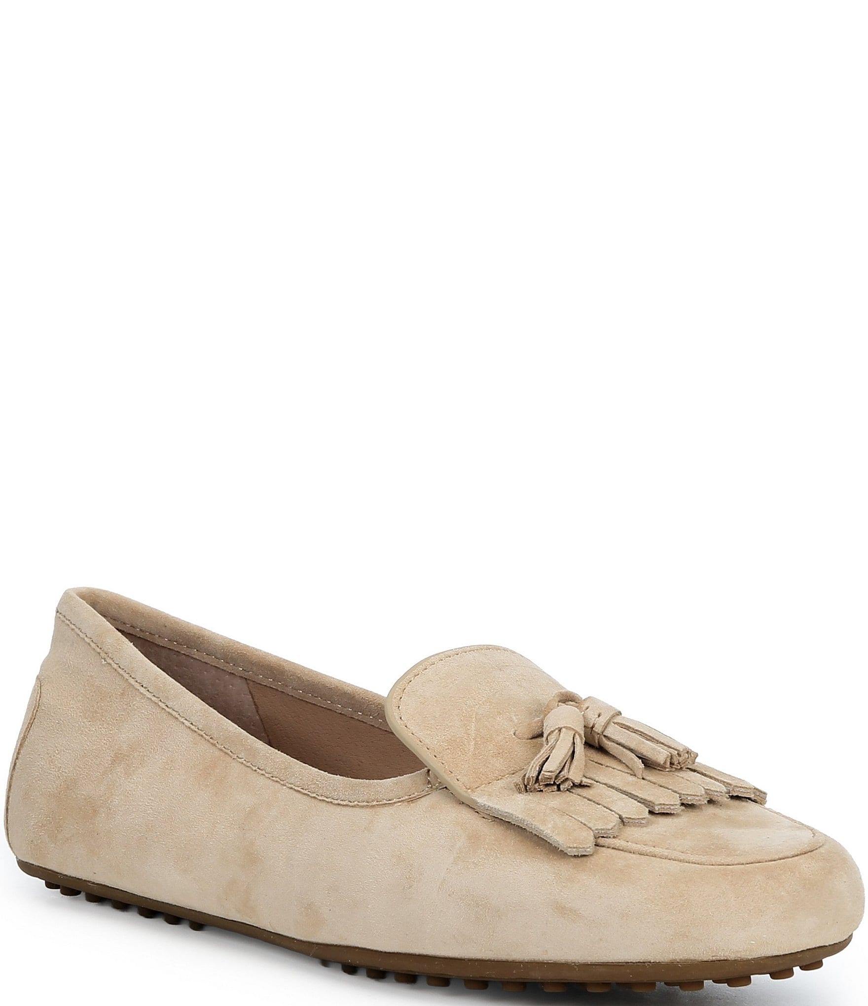 Lauren Ralph Lauren Tayte Kilte Suede Tassel Driver Flats