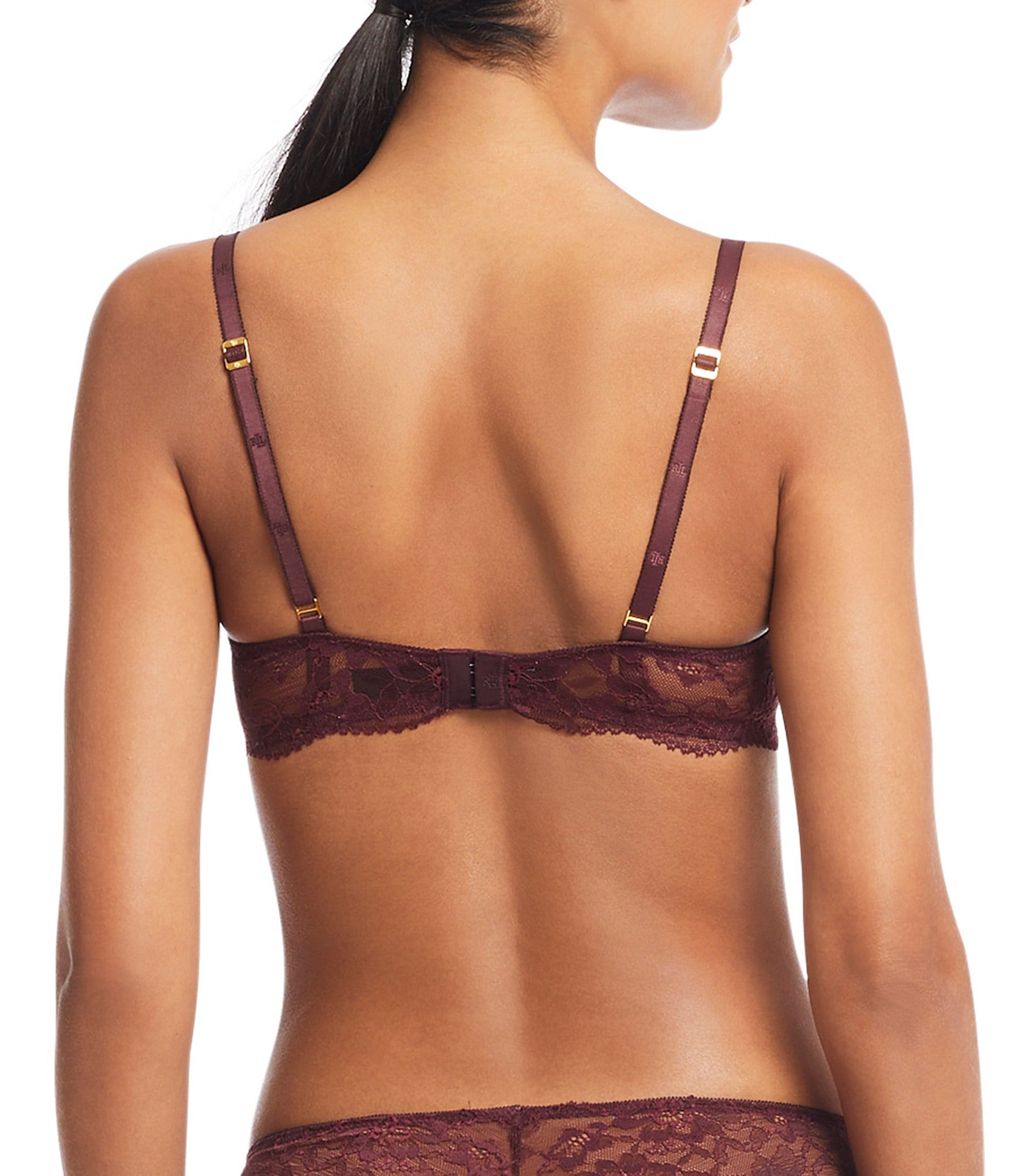 Lauren Ralph Lauren Unlined Full-Coverage Lace Bra