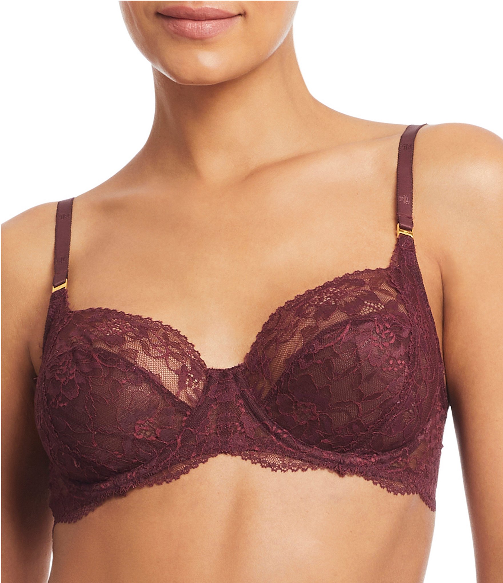 Lauren Ralph Lauren Unlined Full-Coverage Lace Bra