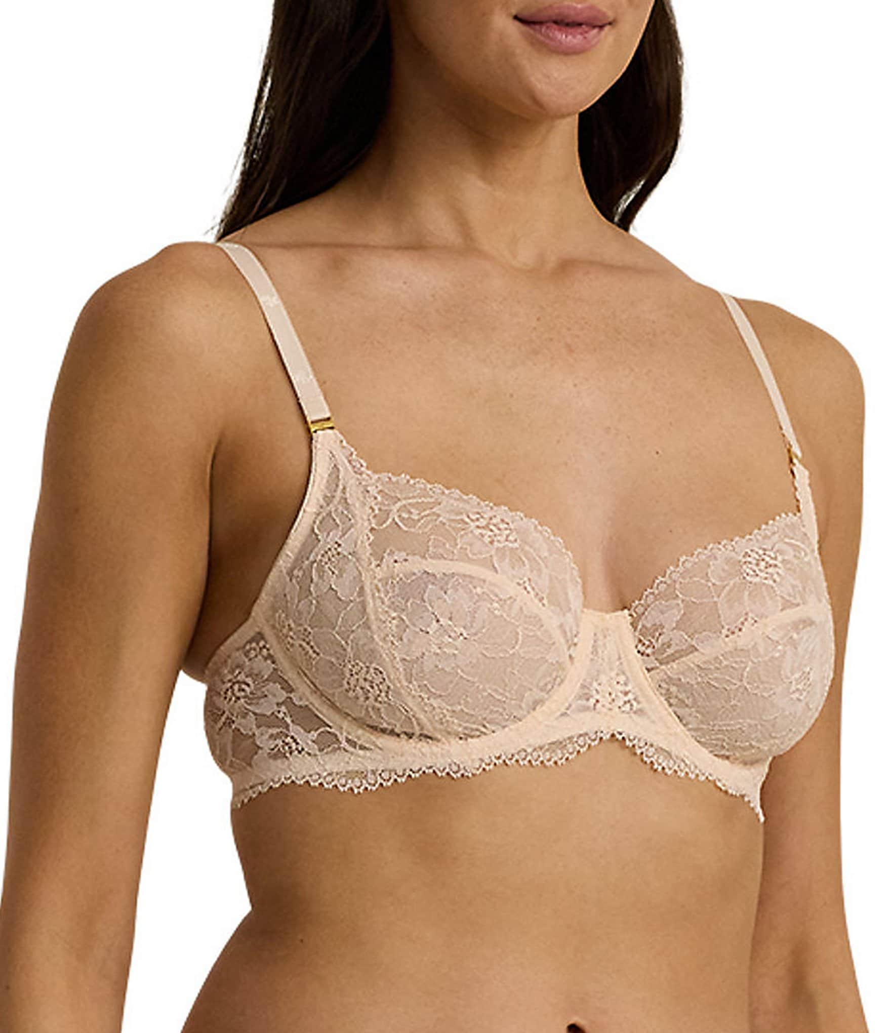 Lauren Ralph Lauren Unlined Full-Coverage Lace Bra