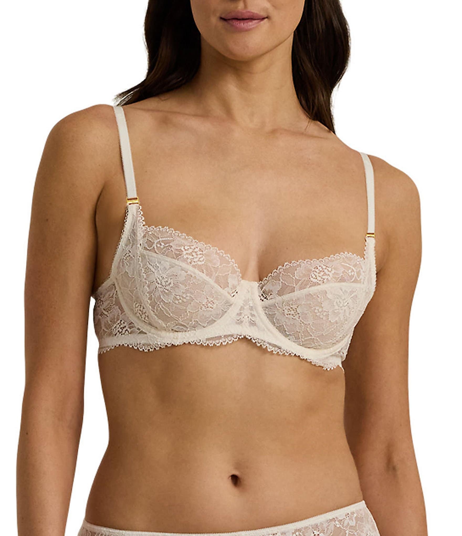 Lauren Ralph Lauren Unlined Full-Coverage Lace Bra