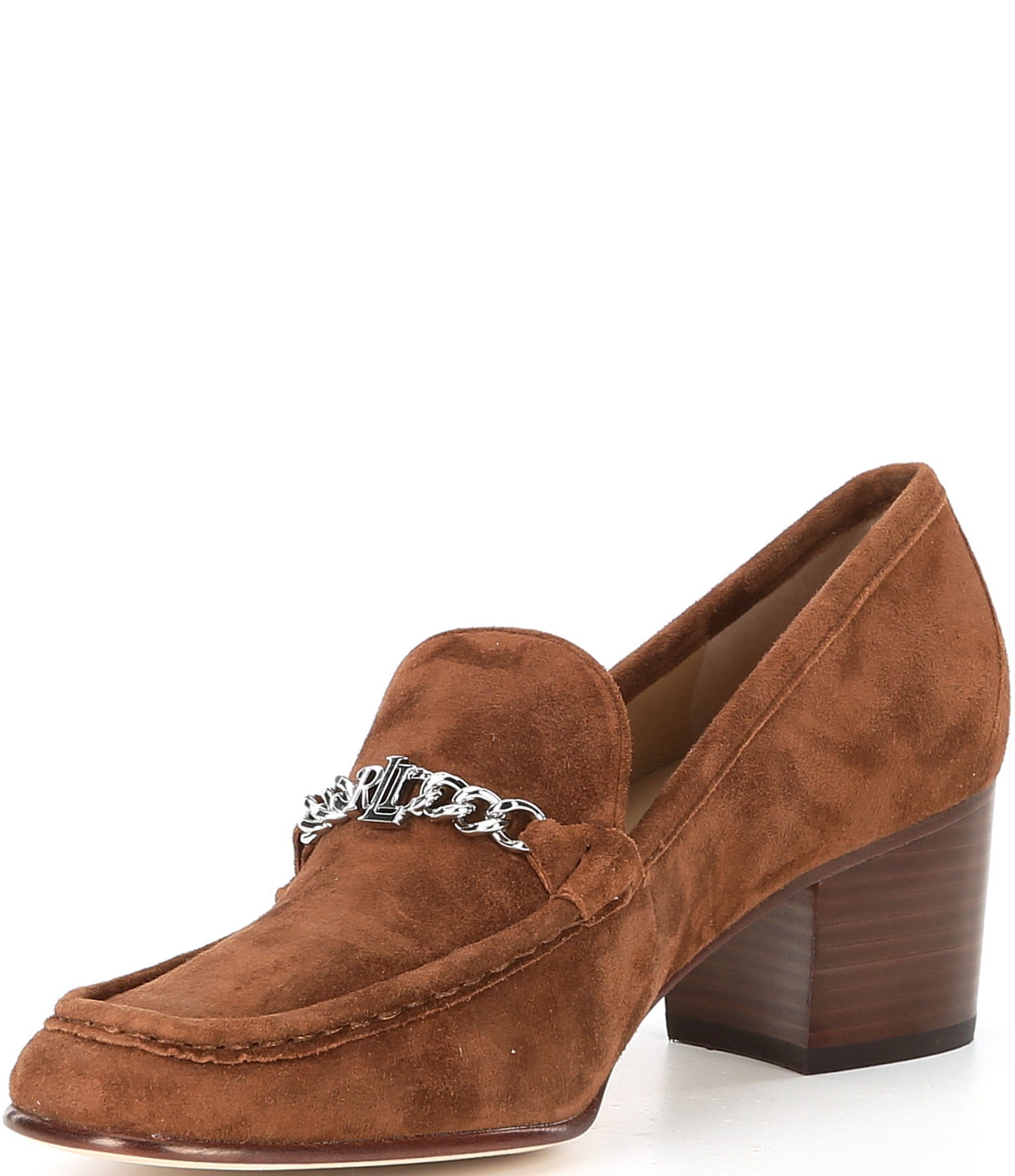 Lauren Ralph Lauren Winslet Suede Loafer Pumps