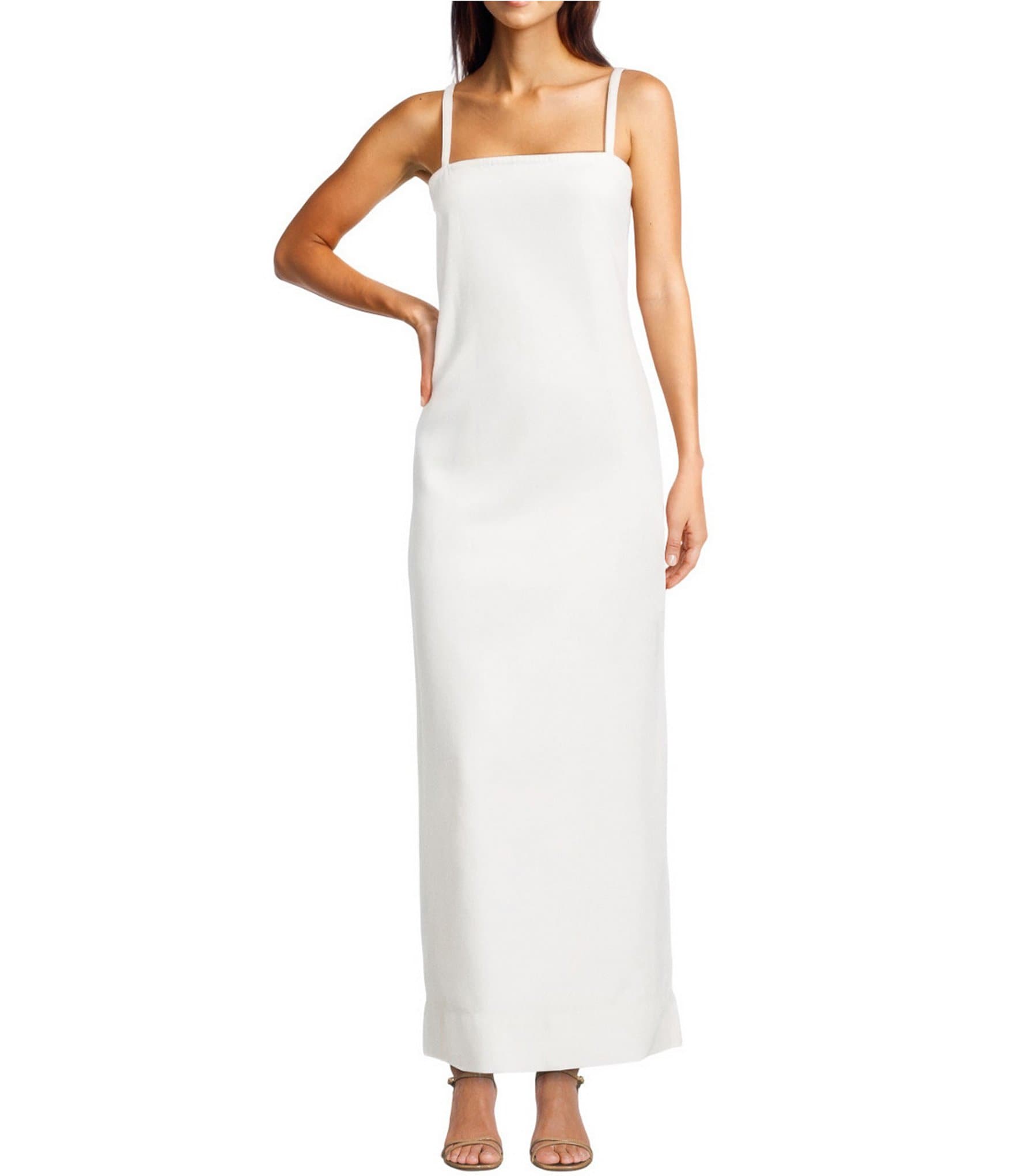 white corset a line dress OFF-WHITE MINIMALISTIC DRAPED CORSET GOWN | CULT MIA main image 0