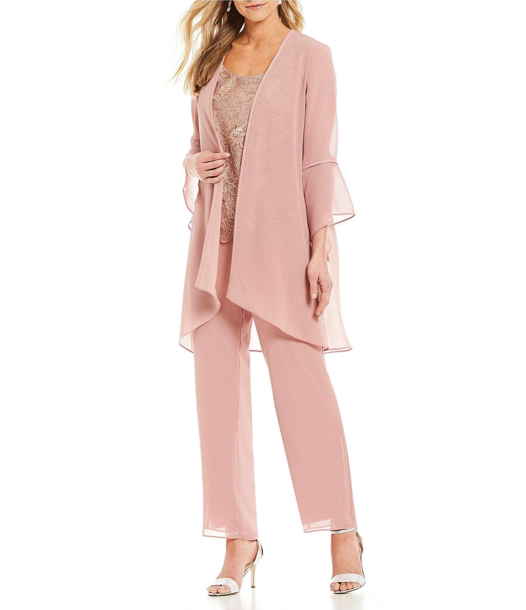 Dressy Pant Wedding Pant Suits For Grandmother Of The Bride - luxurylip