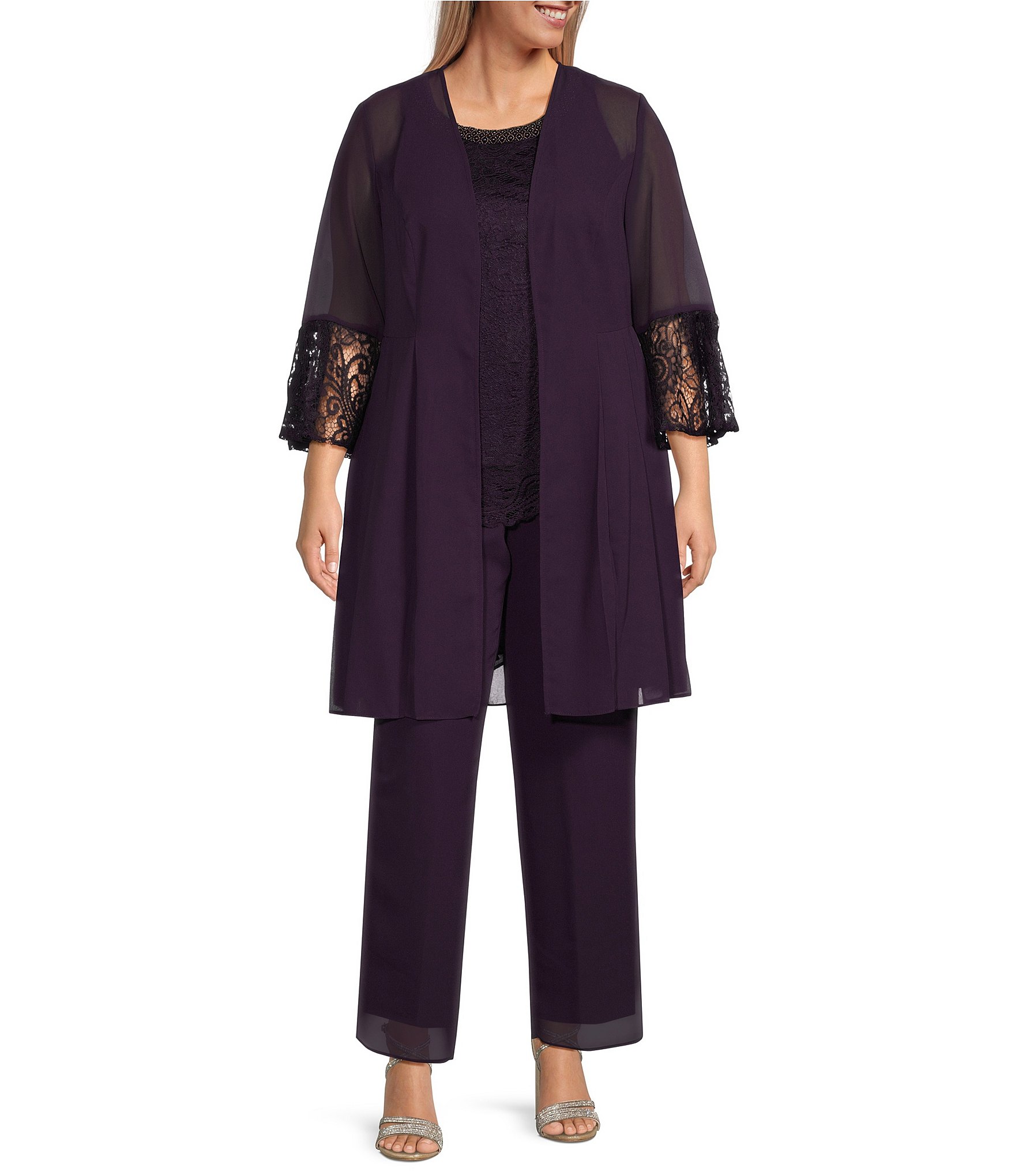 full: Women's Plus Size Dressy Pant Sets