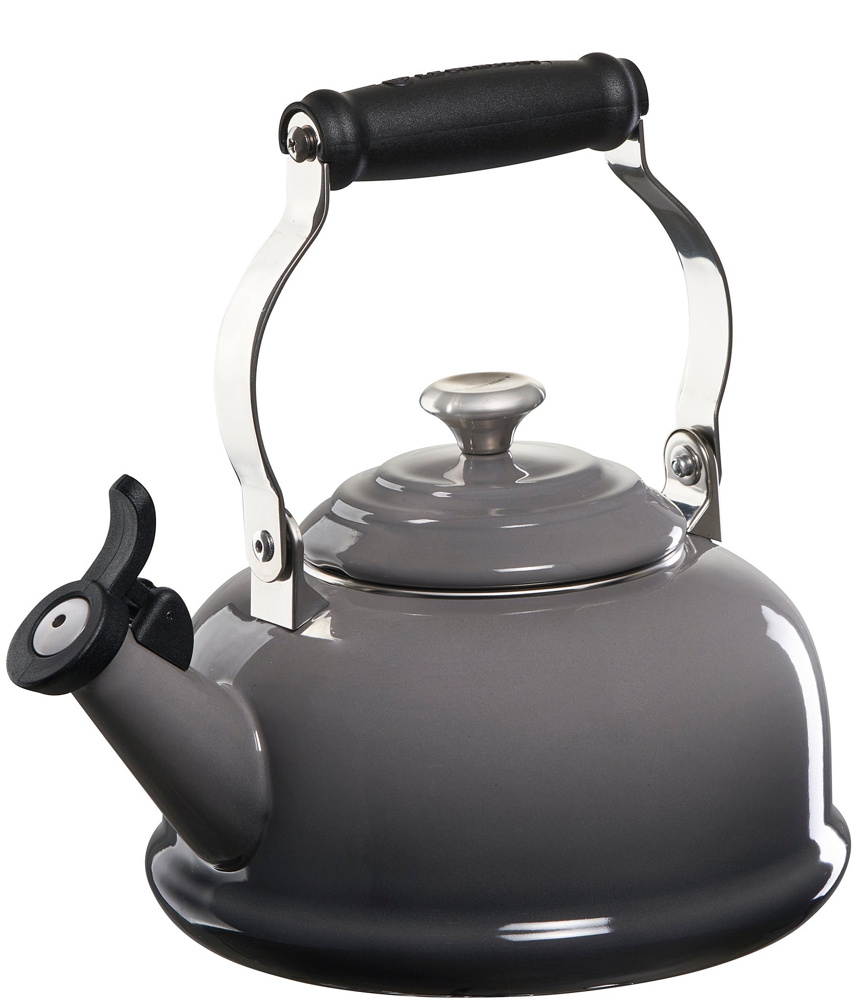 Le Creuset 1.7 -Quart Enamel Steel Classic Whistling Kettle with Stainless Steel Knob