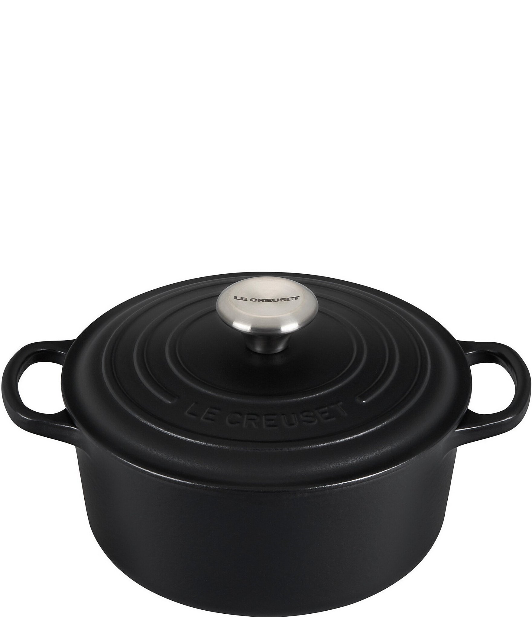 Le Creuset 2.25-Qt. Licorice Black Enameled Cast Iron Heart Dutch