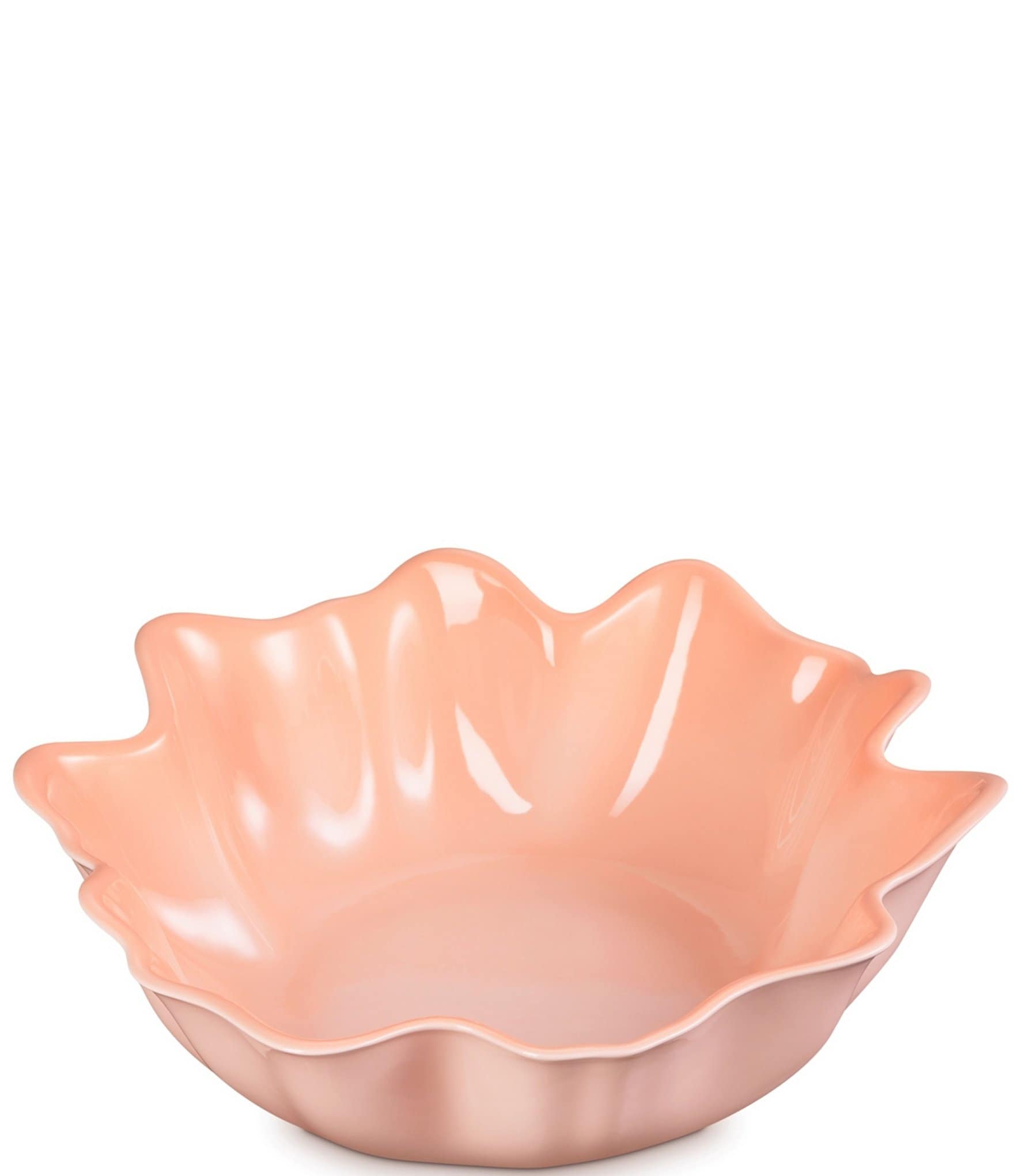 Le Creuset Iris Collection Scallop Serving Bowl, 15#double;