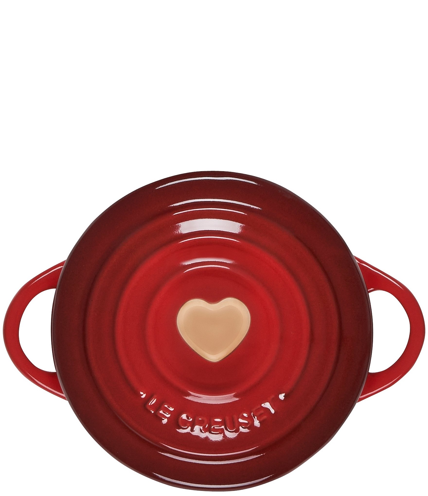 Le Creuset Mini Round Cocotte With Gold Heart Knob
