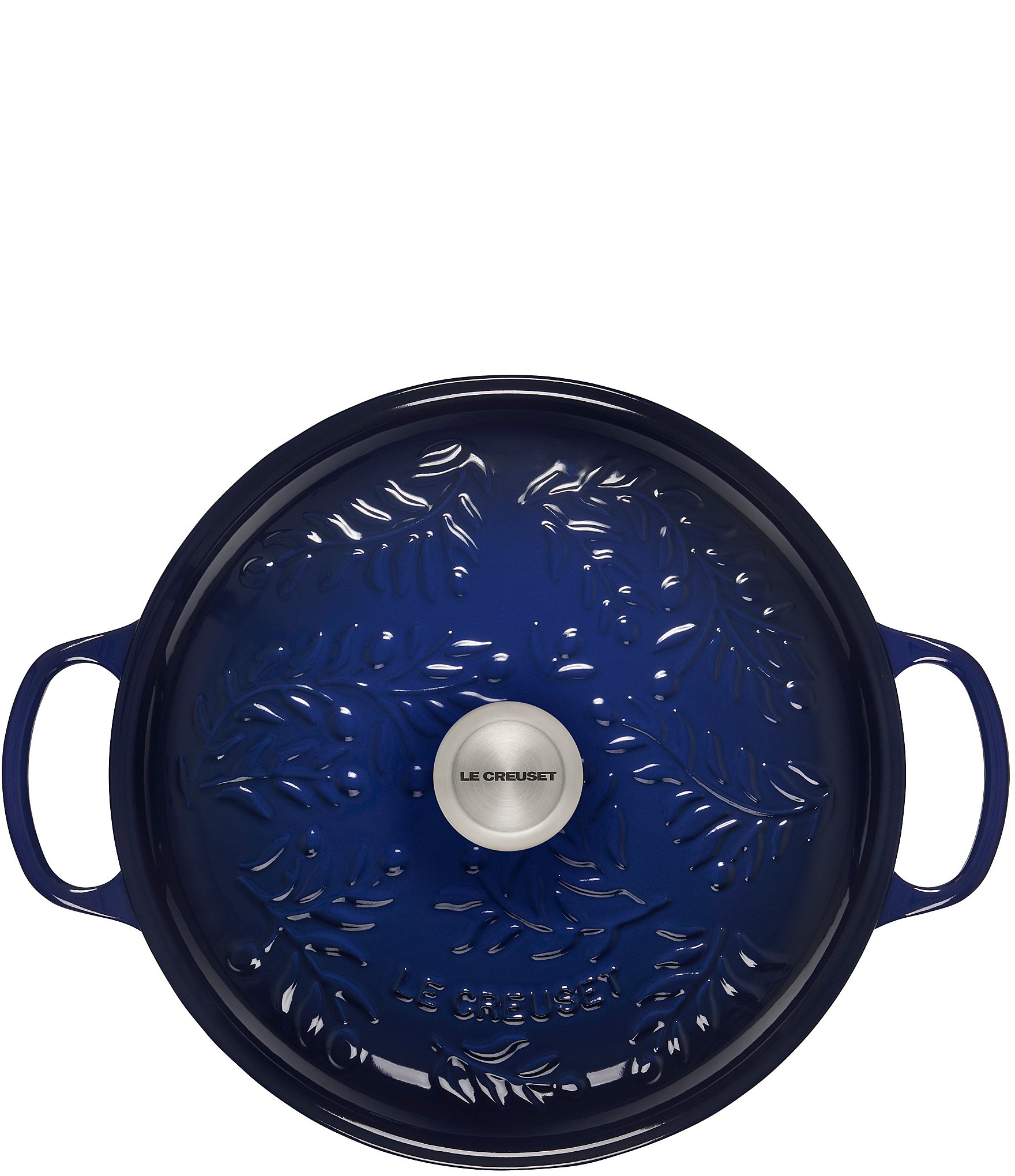 Le Creuset Olive Branch Collection Signature Braiser with Stainless Steel Knob