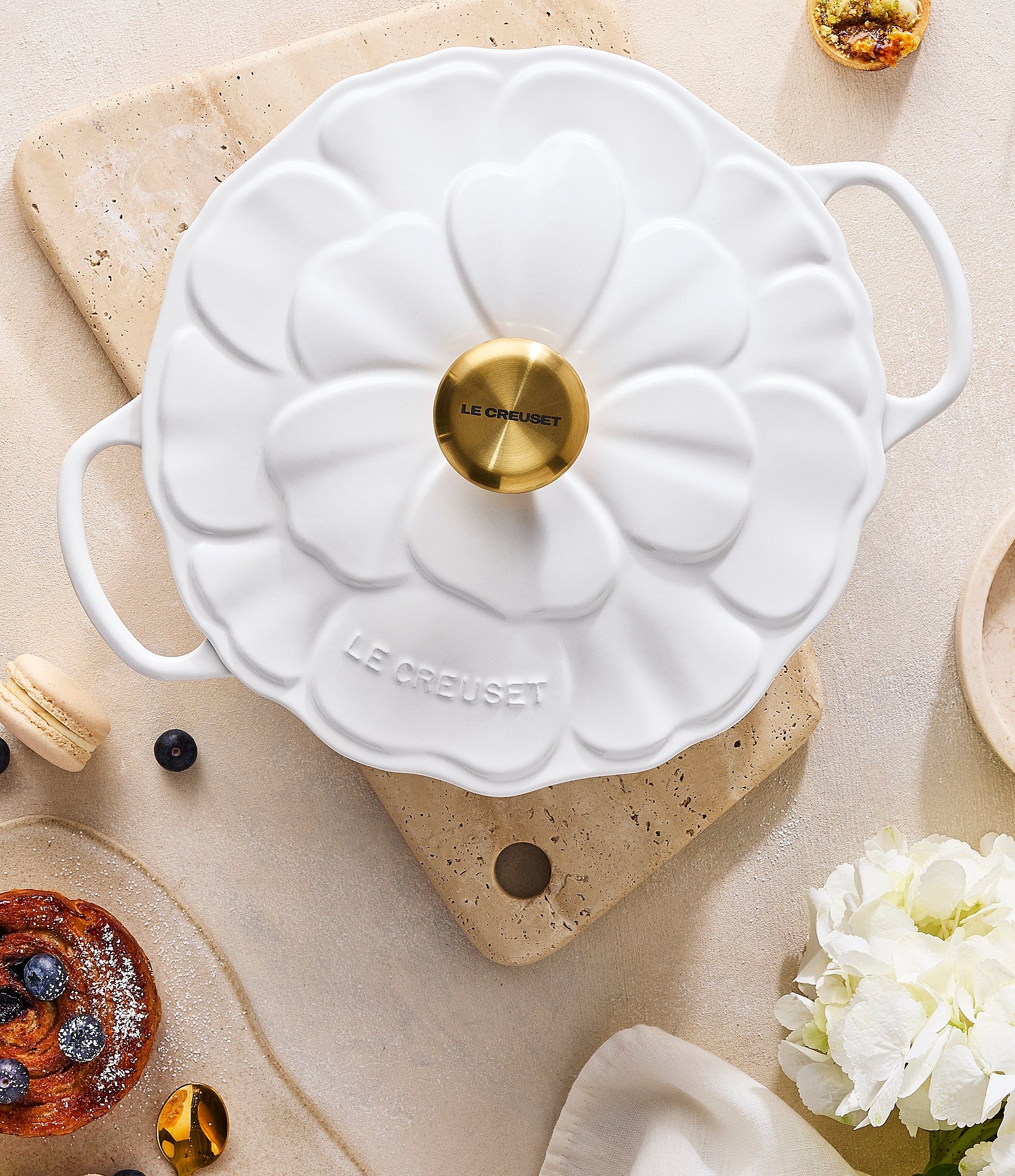 Le Creuset Signature Enameled Cast Iron Petal Braiser, 2.25qt.