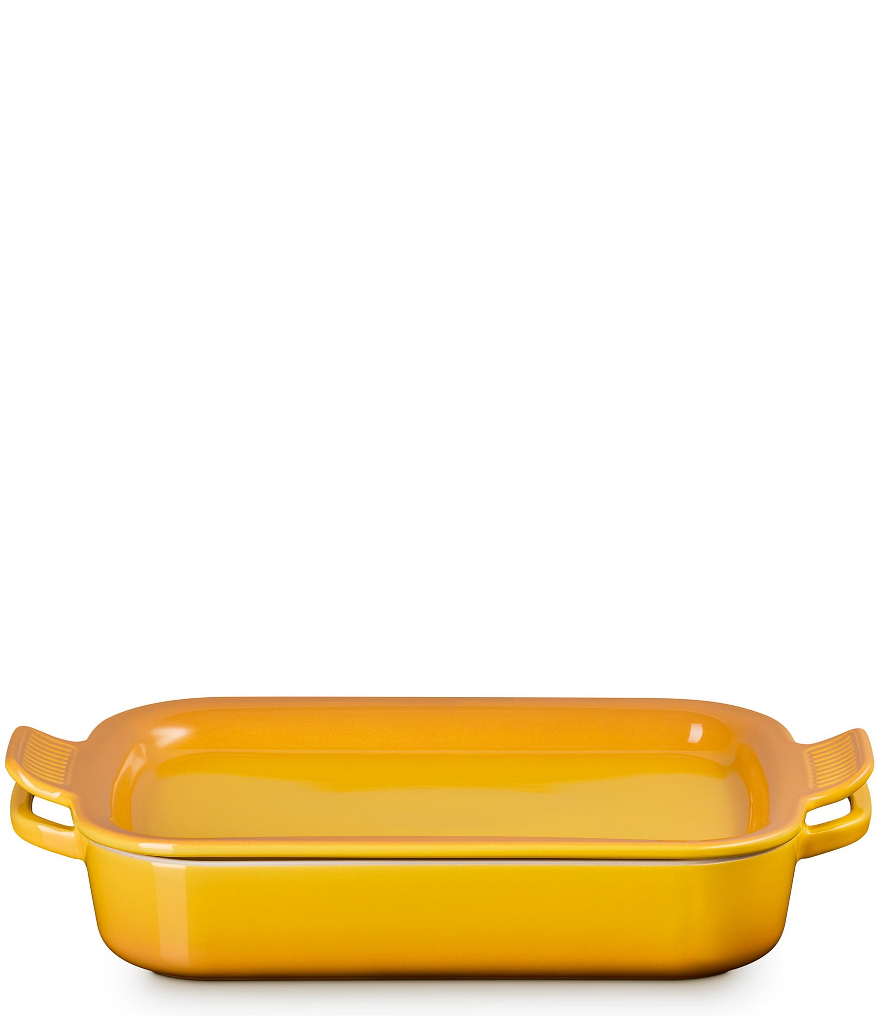 Le Creuset Stoneware Rectangular Dish With Platter Lid, 2.75Qt. - Nectar
