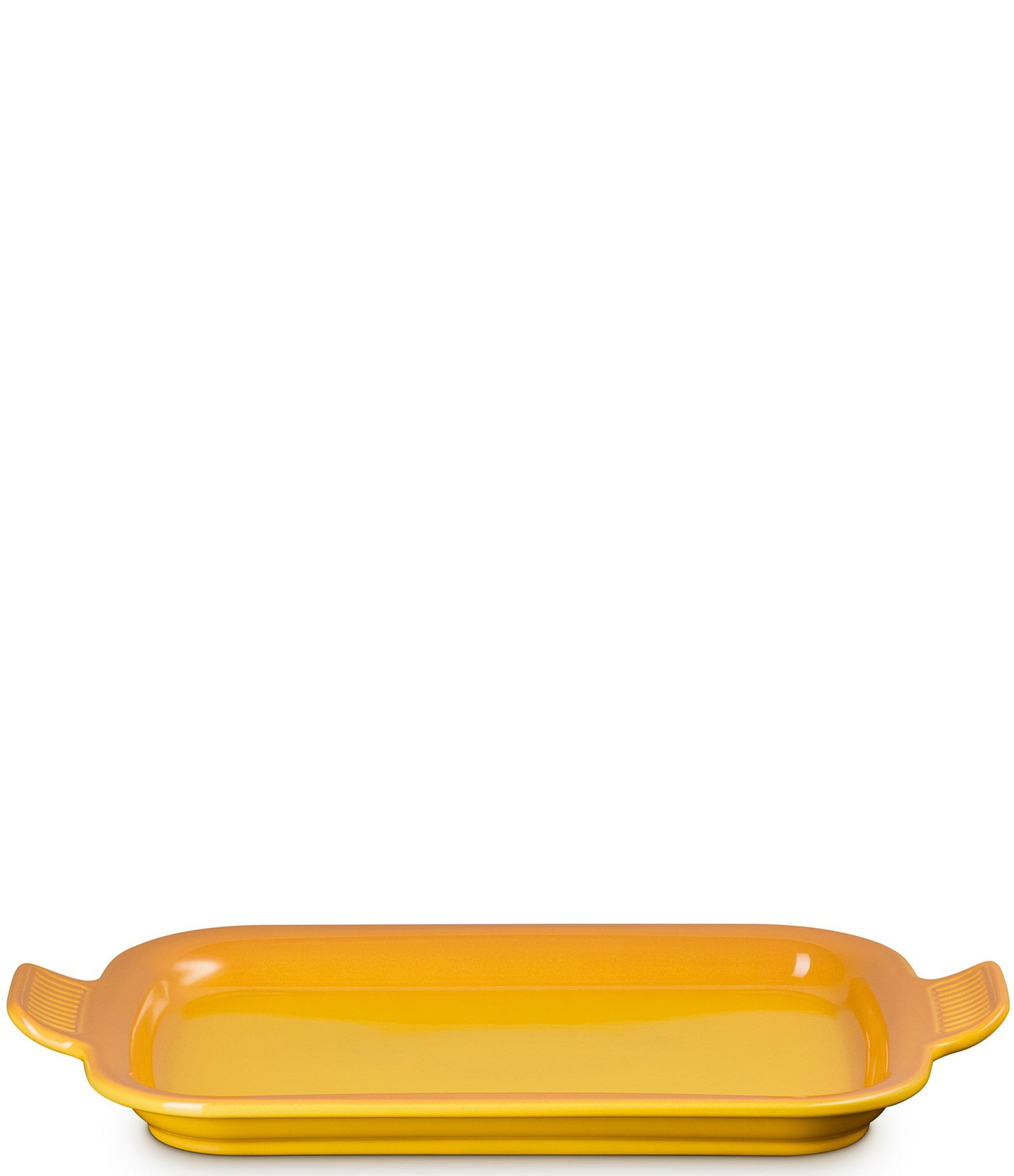 Le Creuset Stoneware Rectangular Dish With Platter Lid, 2.75Qt. - Nectar