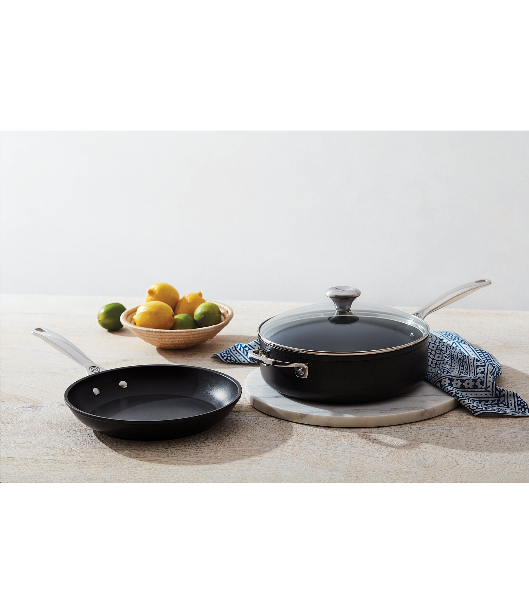 Le Creuset Toughened Nonstick Pro 4.25-qt. Saute Pan with Helper Handle & Glass Lid