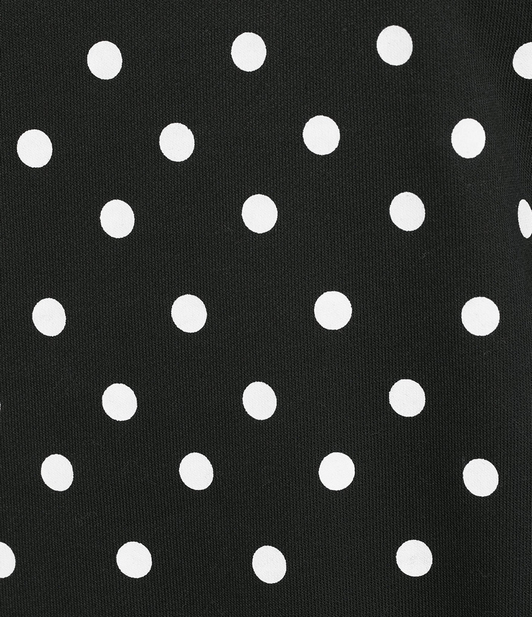 Le Lis Polka Dot Print Mock Neck Long Sleeve Sweatshirt