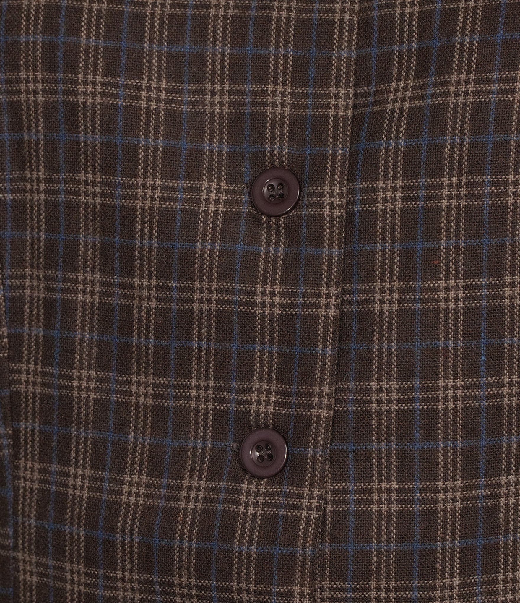 Le Lis Coordinating Plaid Button Front Vest
