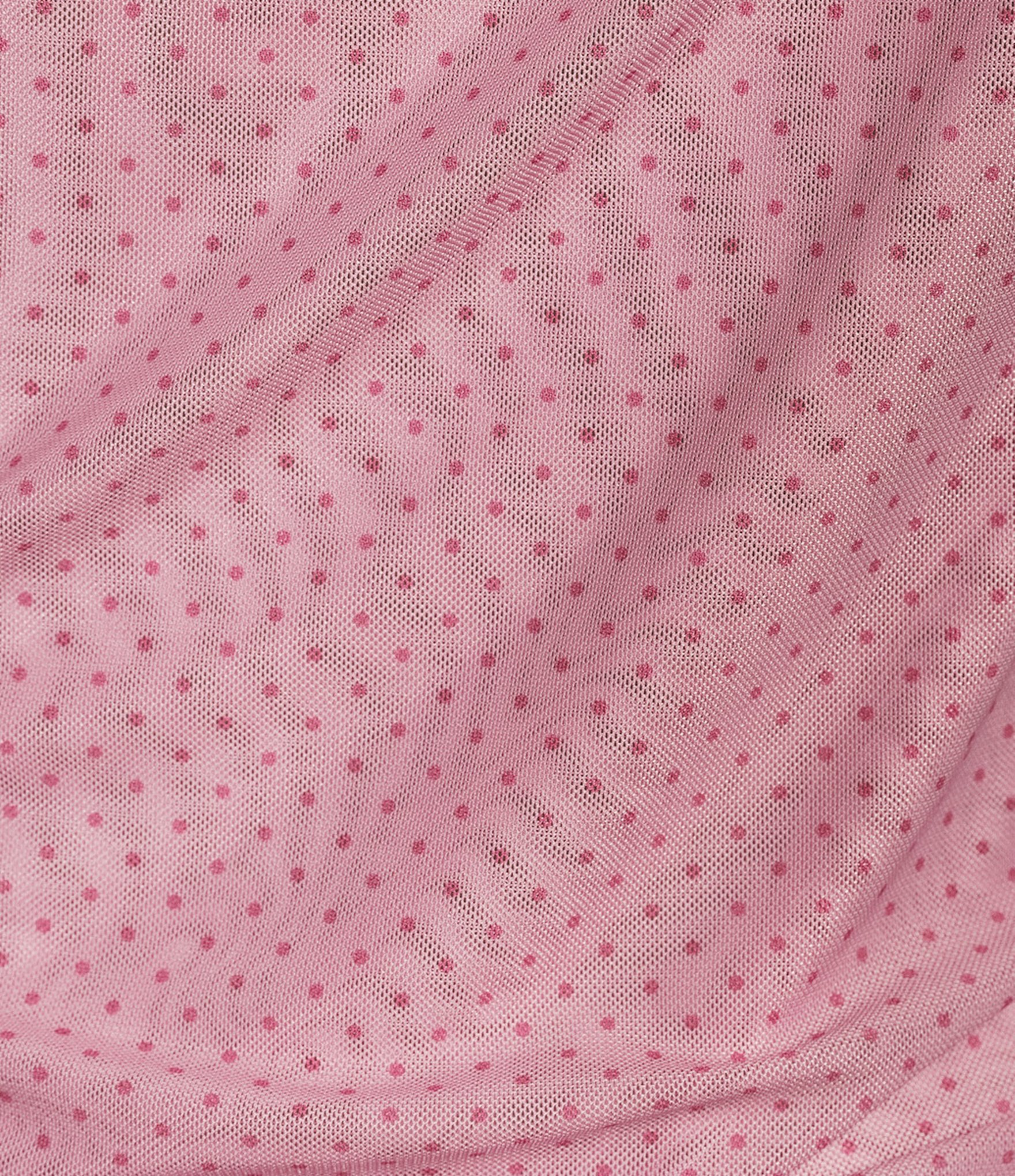 Le Lis Polka Dot One Shoulder Scarf Top