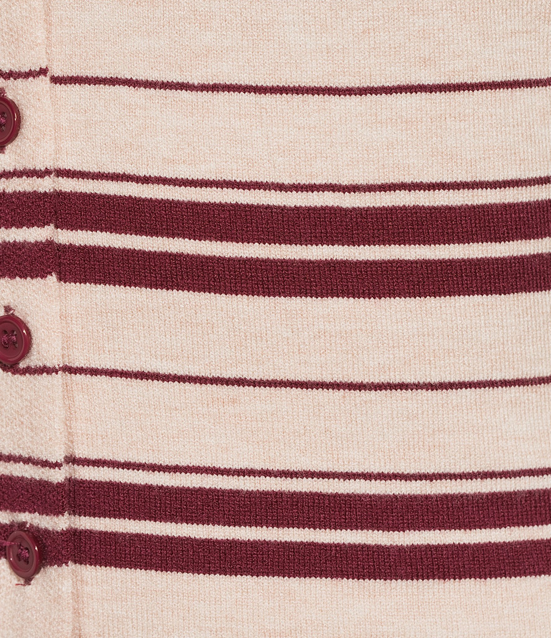 Le Lis Striped Short Sleeve Button Front Top