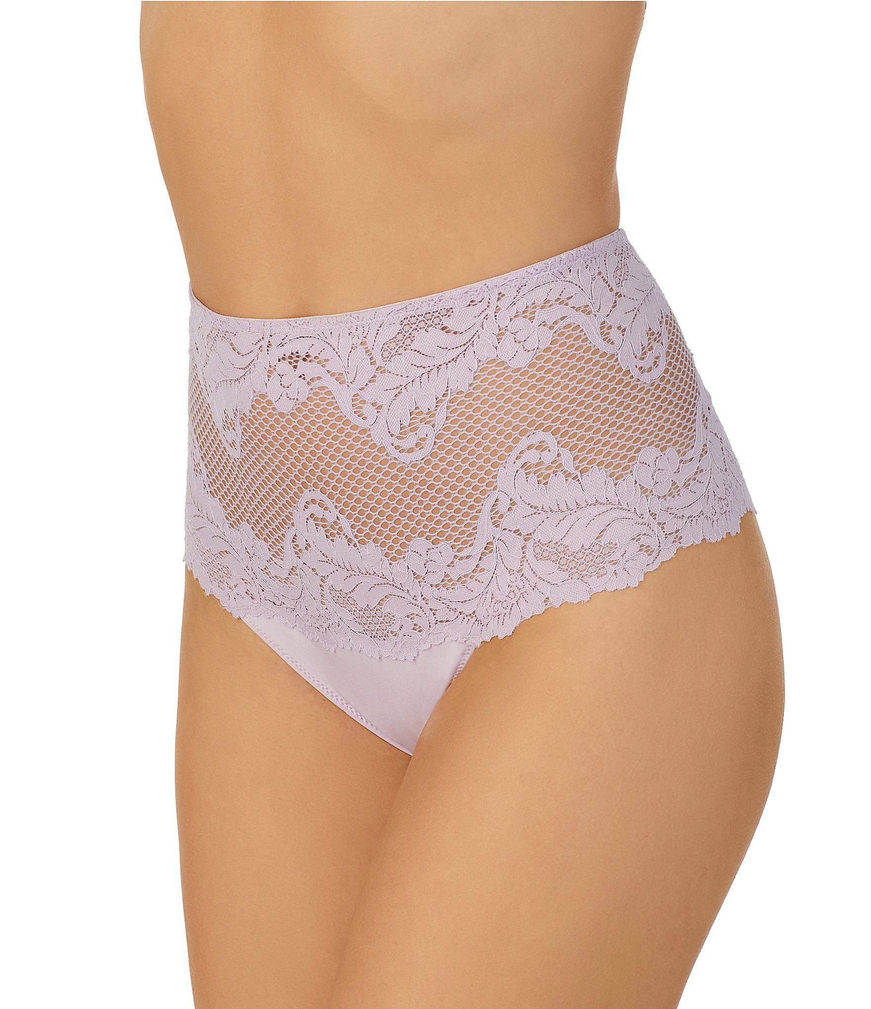 Le Mystere Lace Allure High Waisted Thong