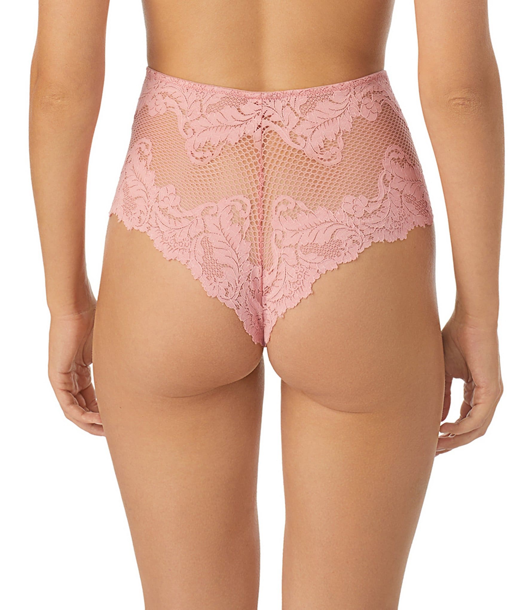 Le Mystere Lace Allure High Waisted Thong